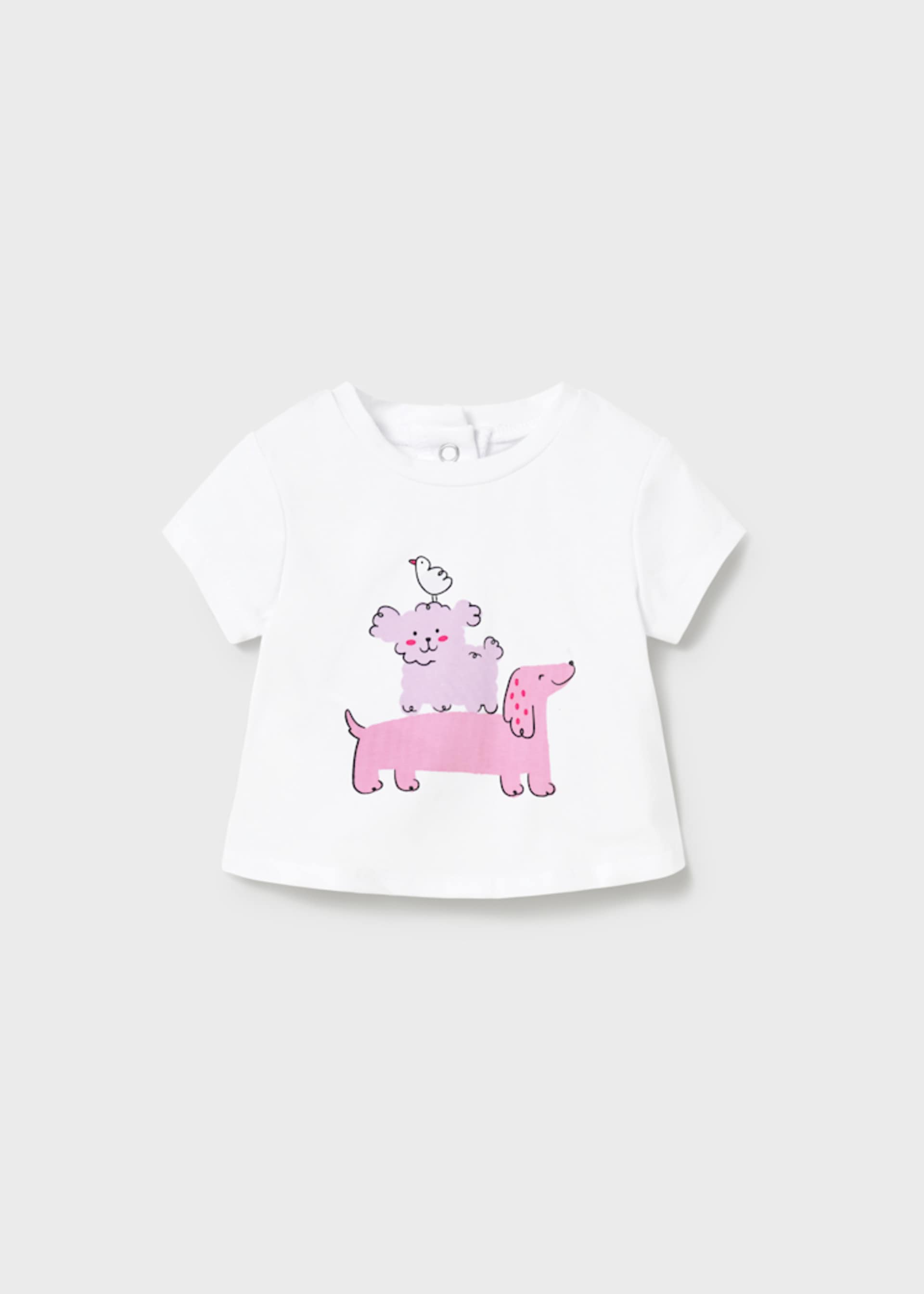 Fato de treino com t-shirt recém nascida