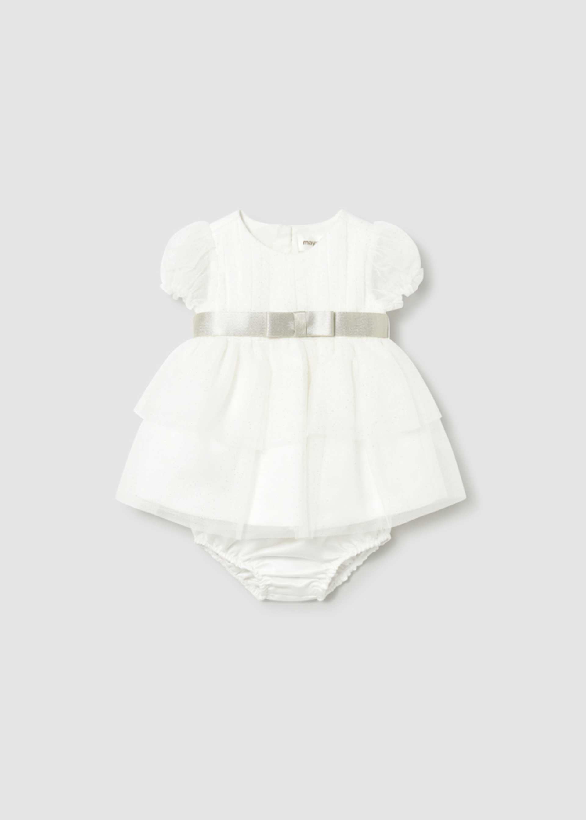 Newborn Girl Tulle Dress with Bloomers