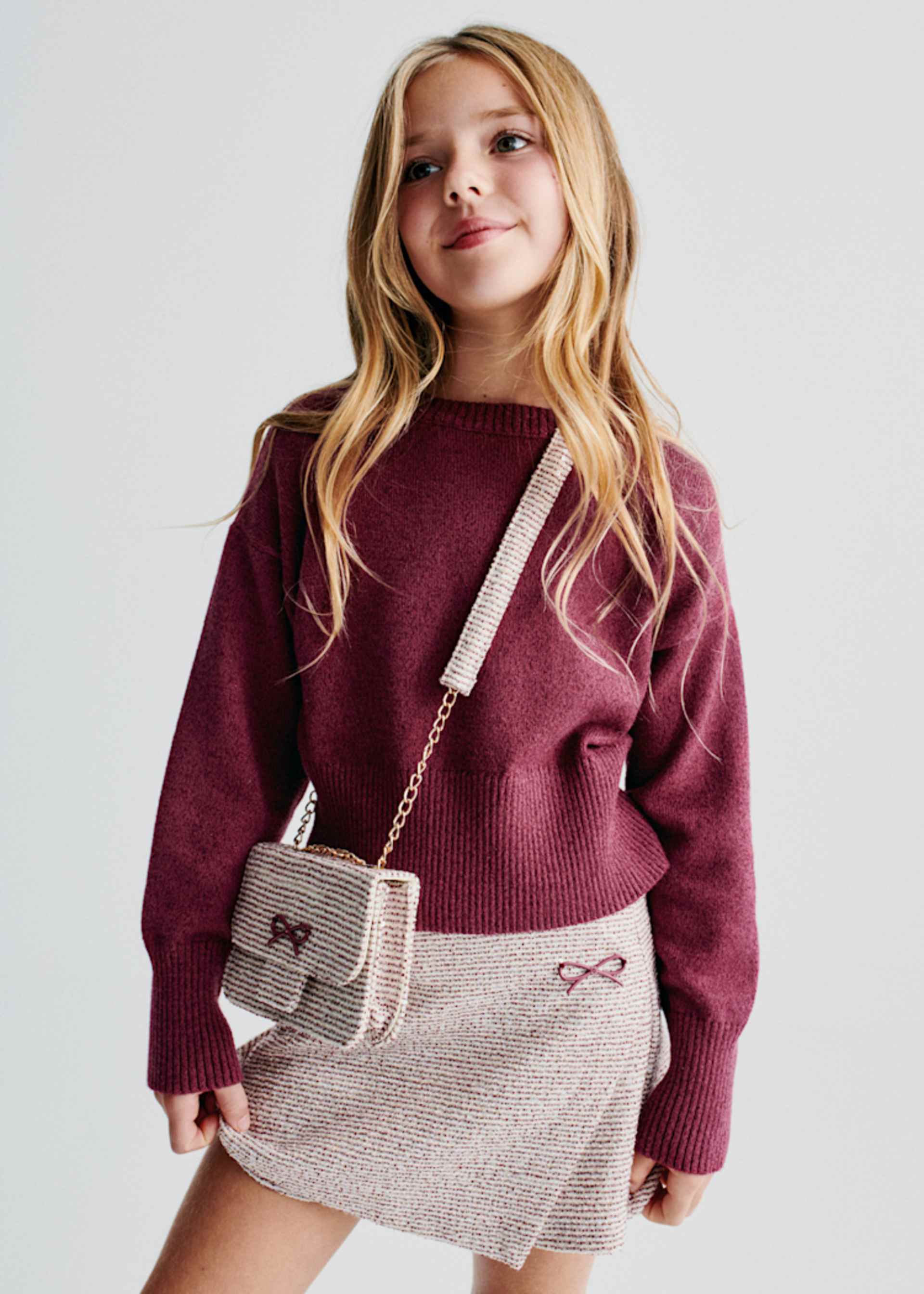 Gonna pantalone fiocco ragazza