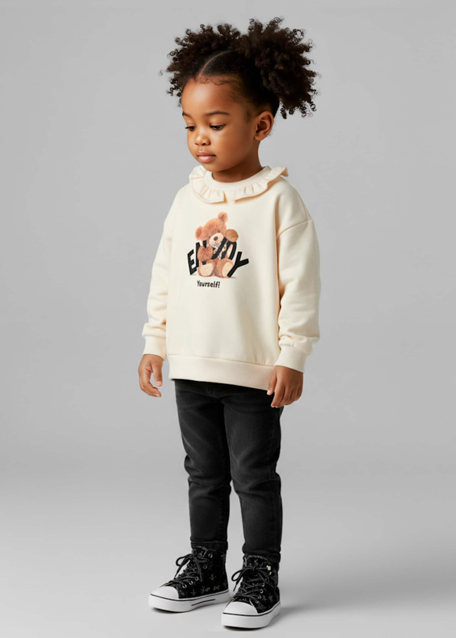 Панталон basic тип Jegging за момиче Панталон basic тип Jegging за момиче