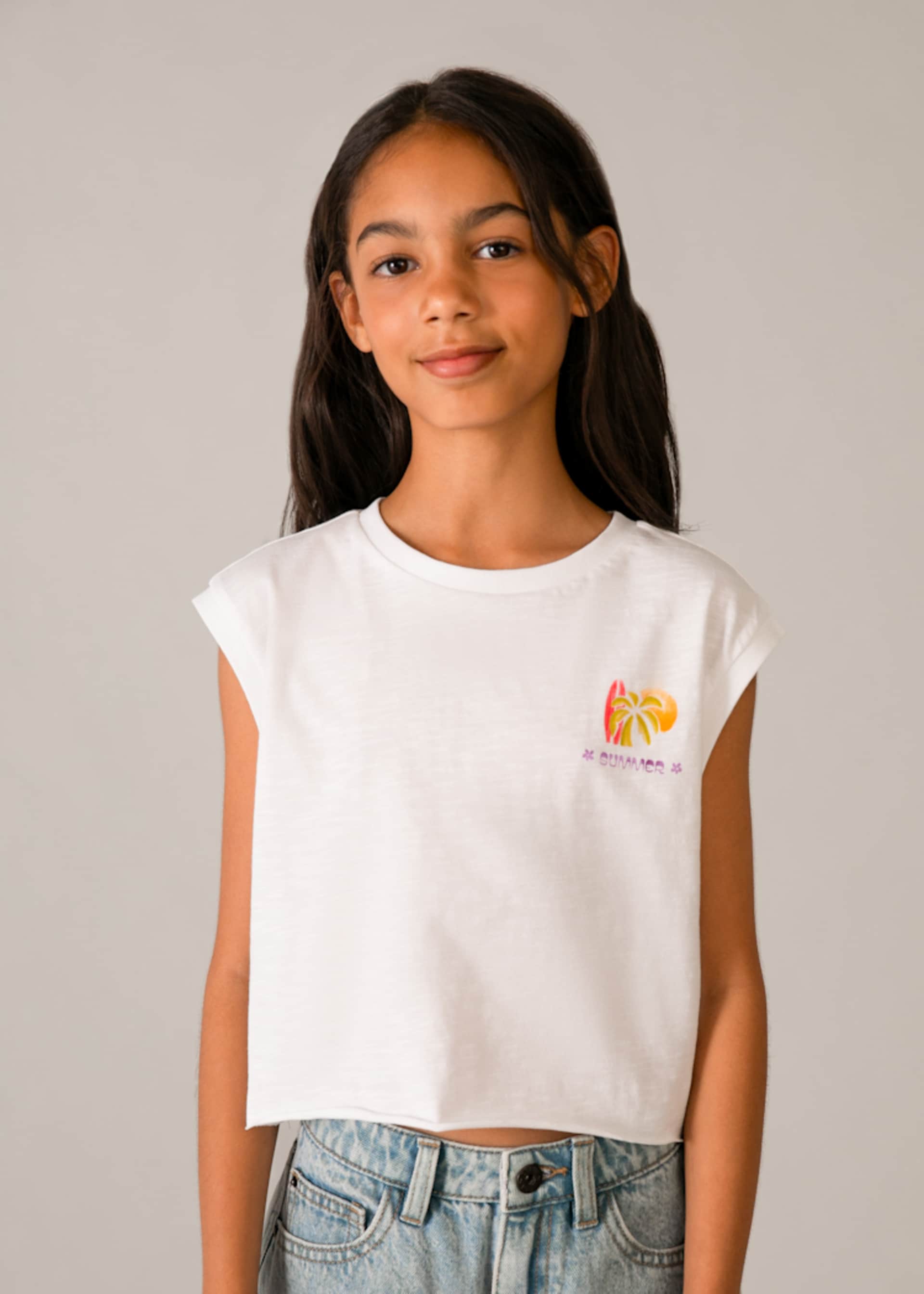 T-shirt estampado rapariga