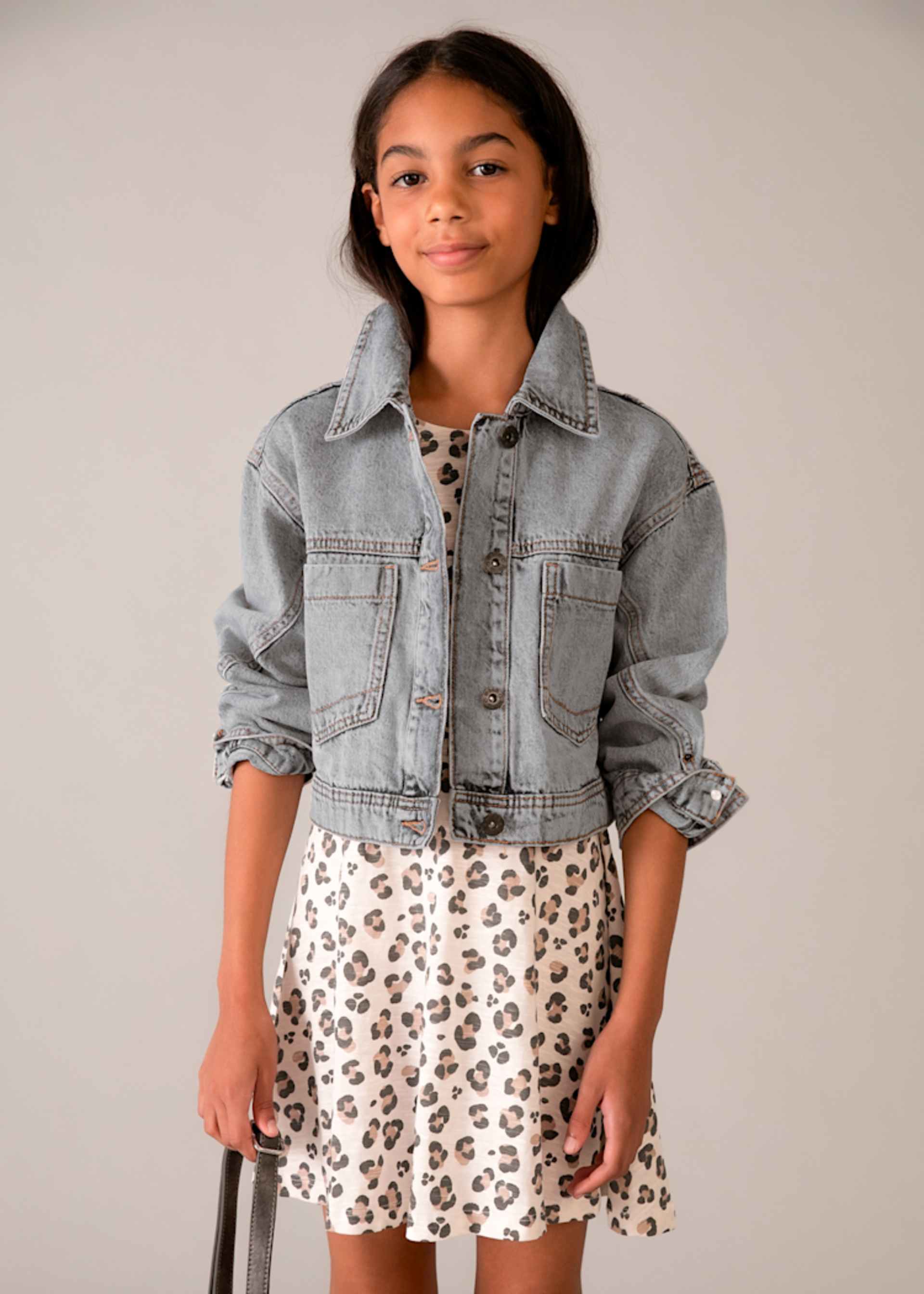 Veste en denim fille