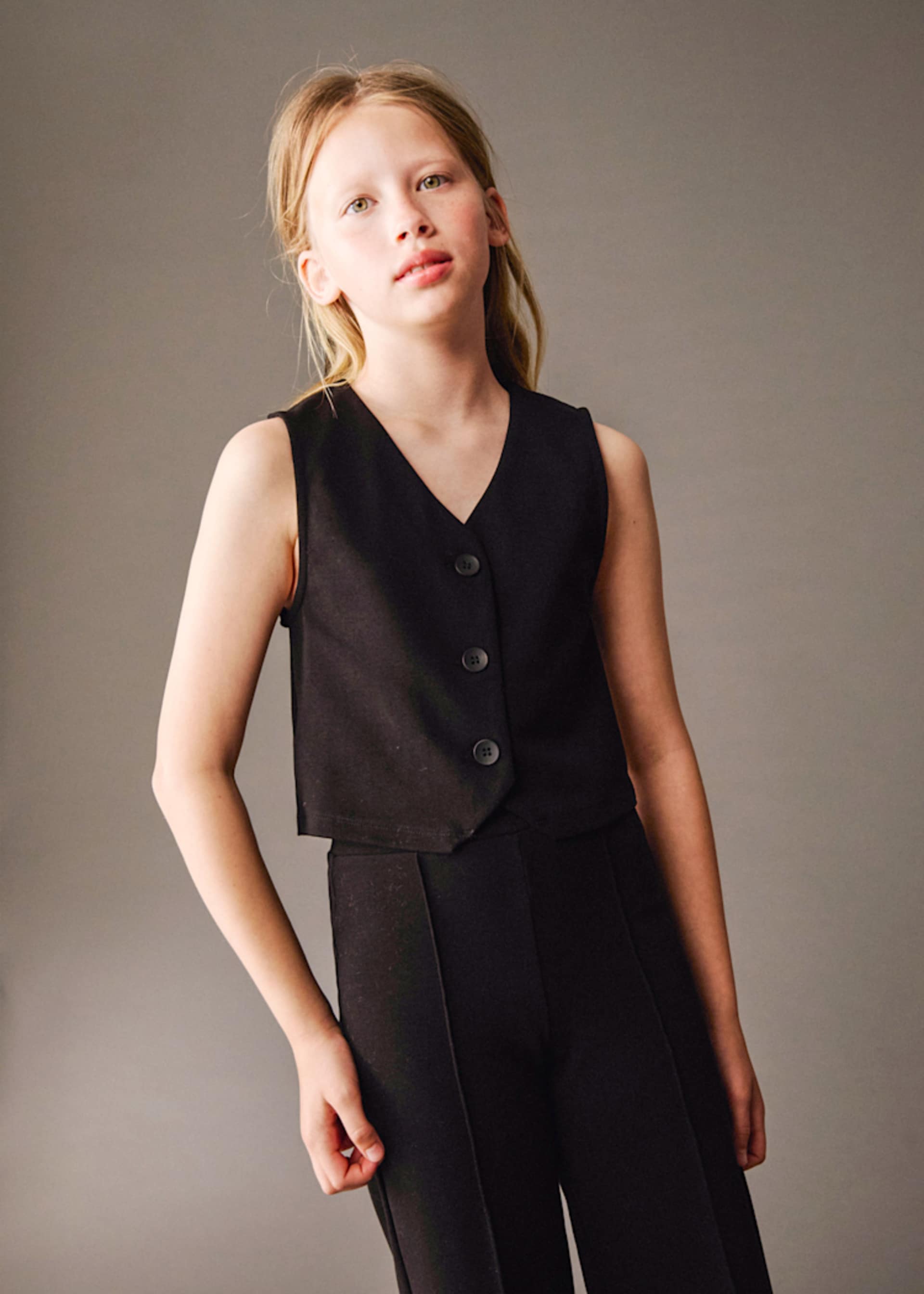 Ensemble pantalon et gilet fille