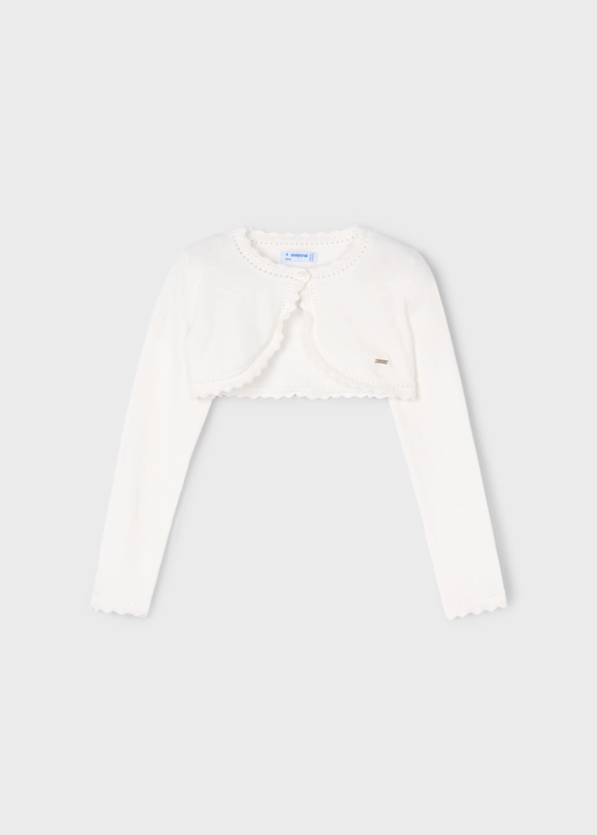 Cardigan basic tricot fetita