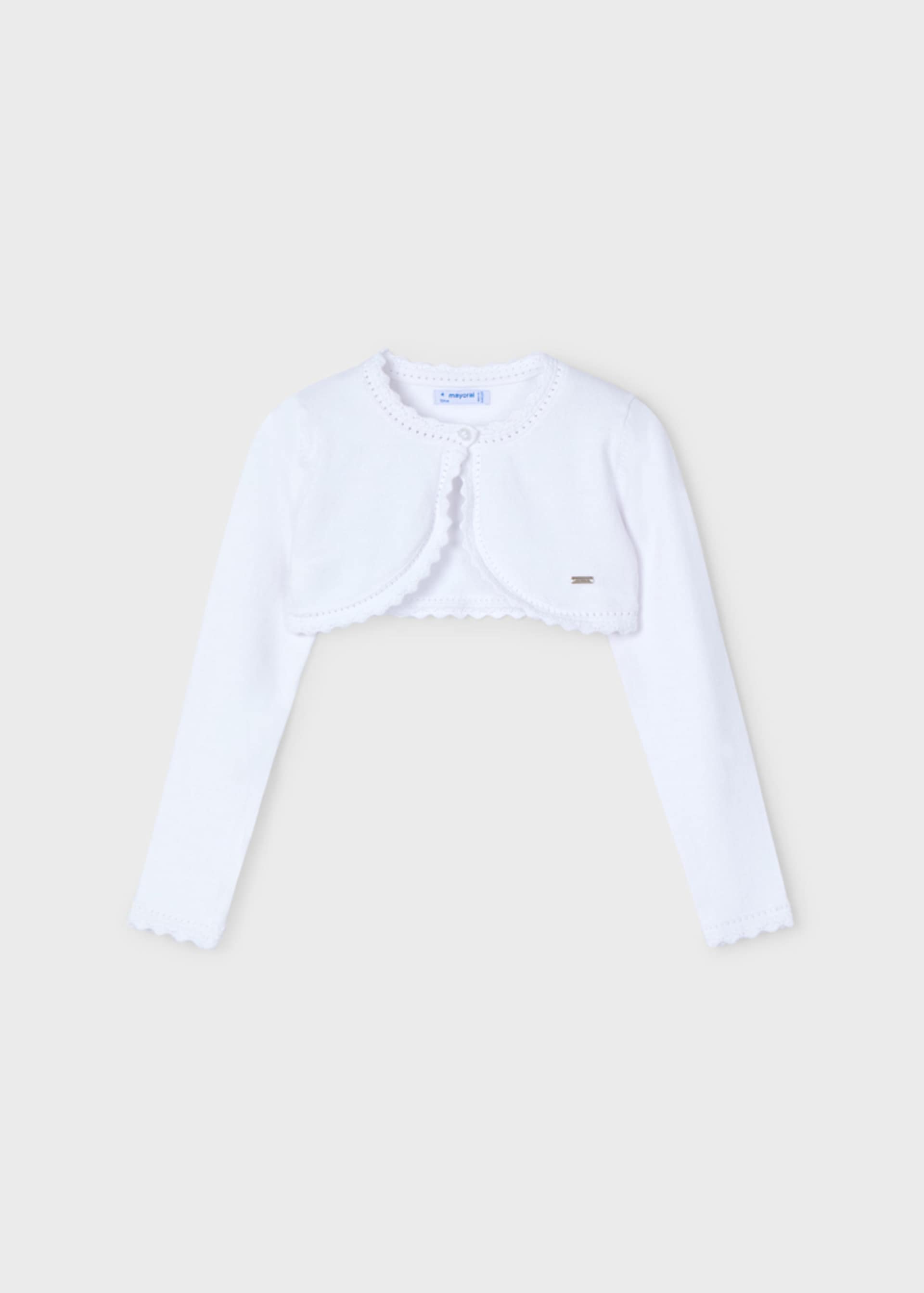 Rebeca bolero básica tricot niña