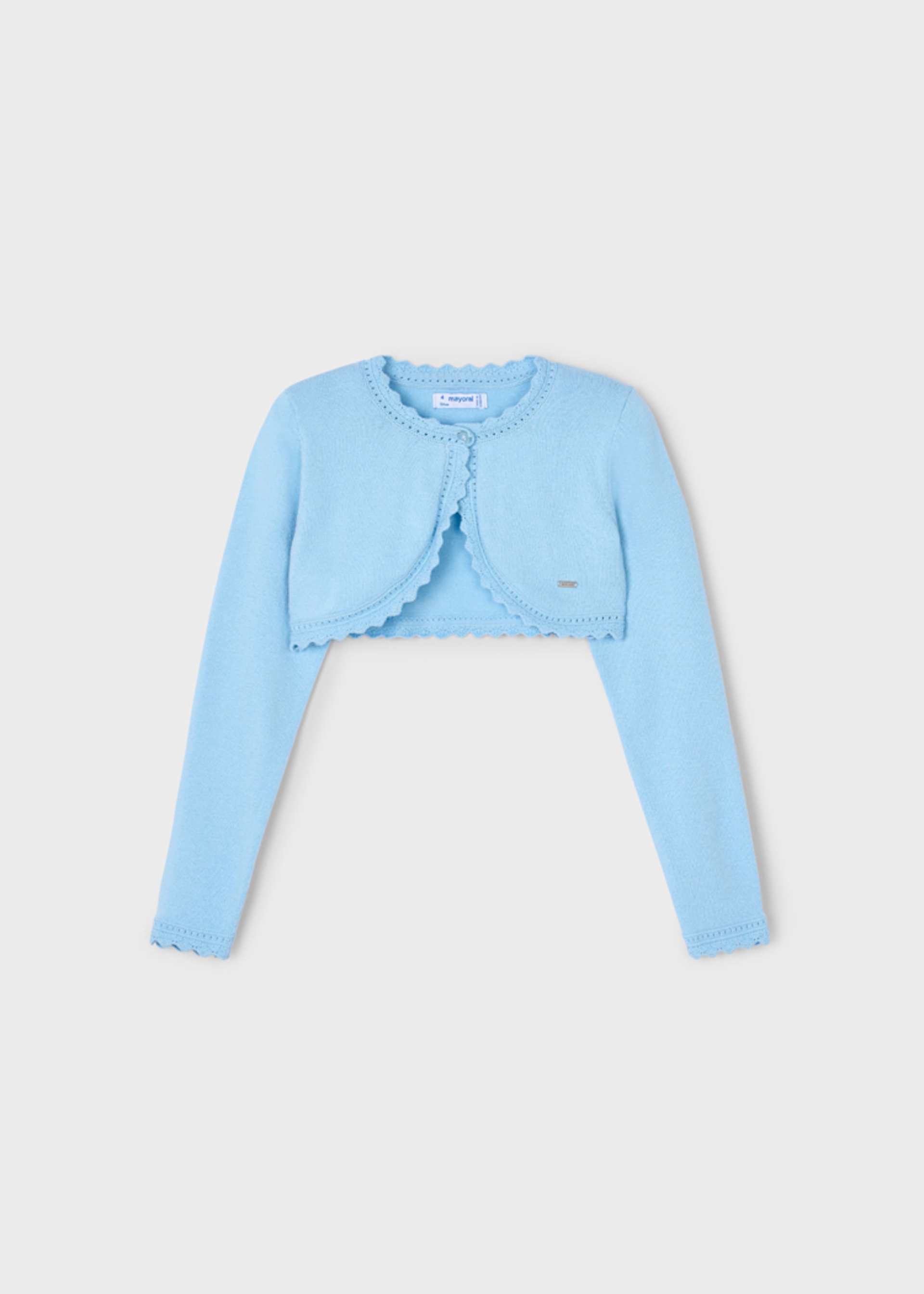 Rebeca bolero básica tricot niña