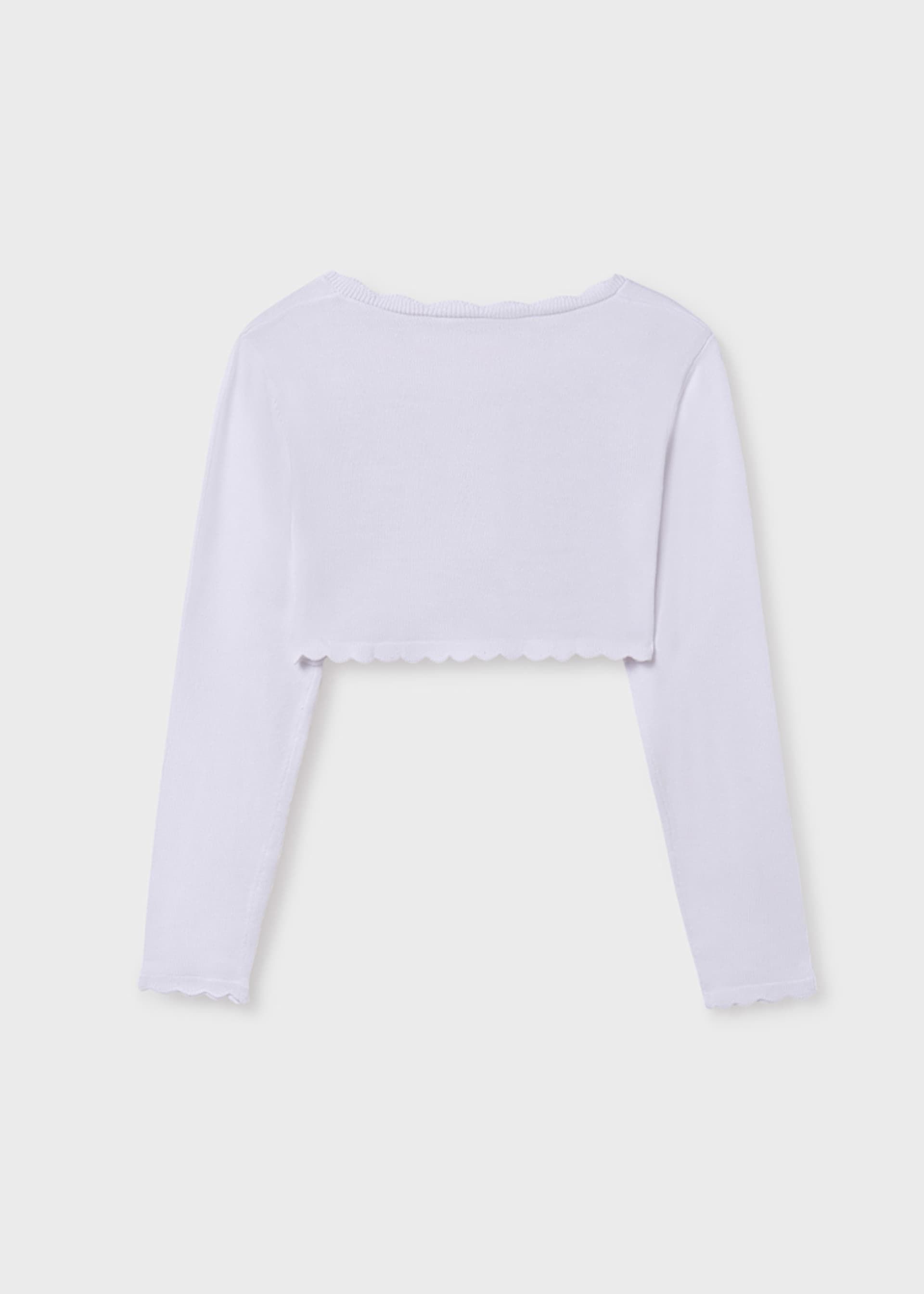 Cardigan basic tricot fata