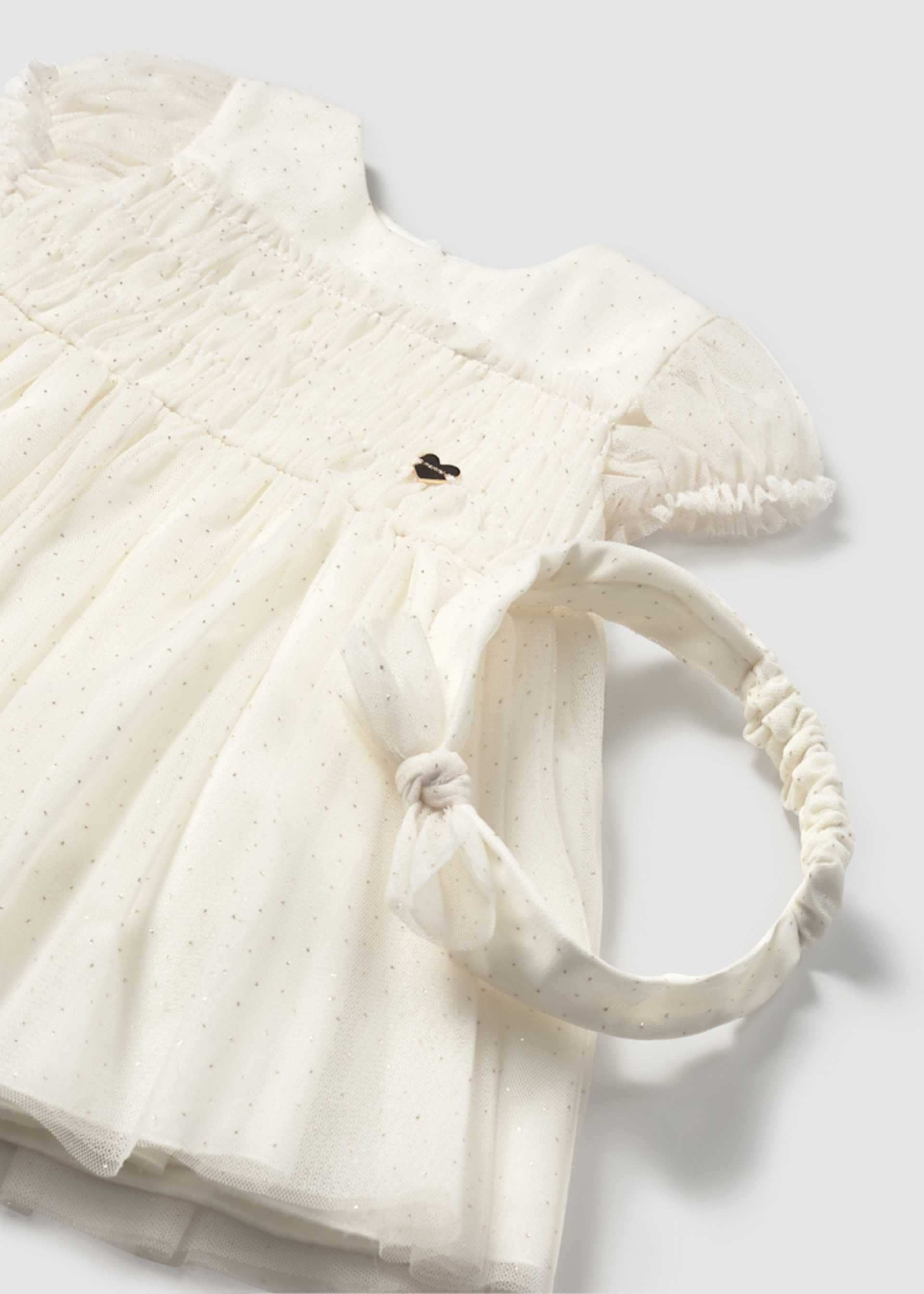 Φόρεμα με κορδέλα τούλι μωρό