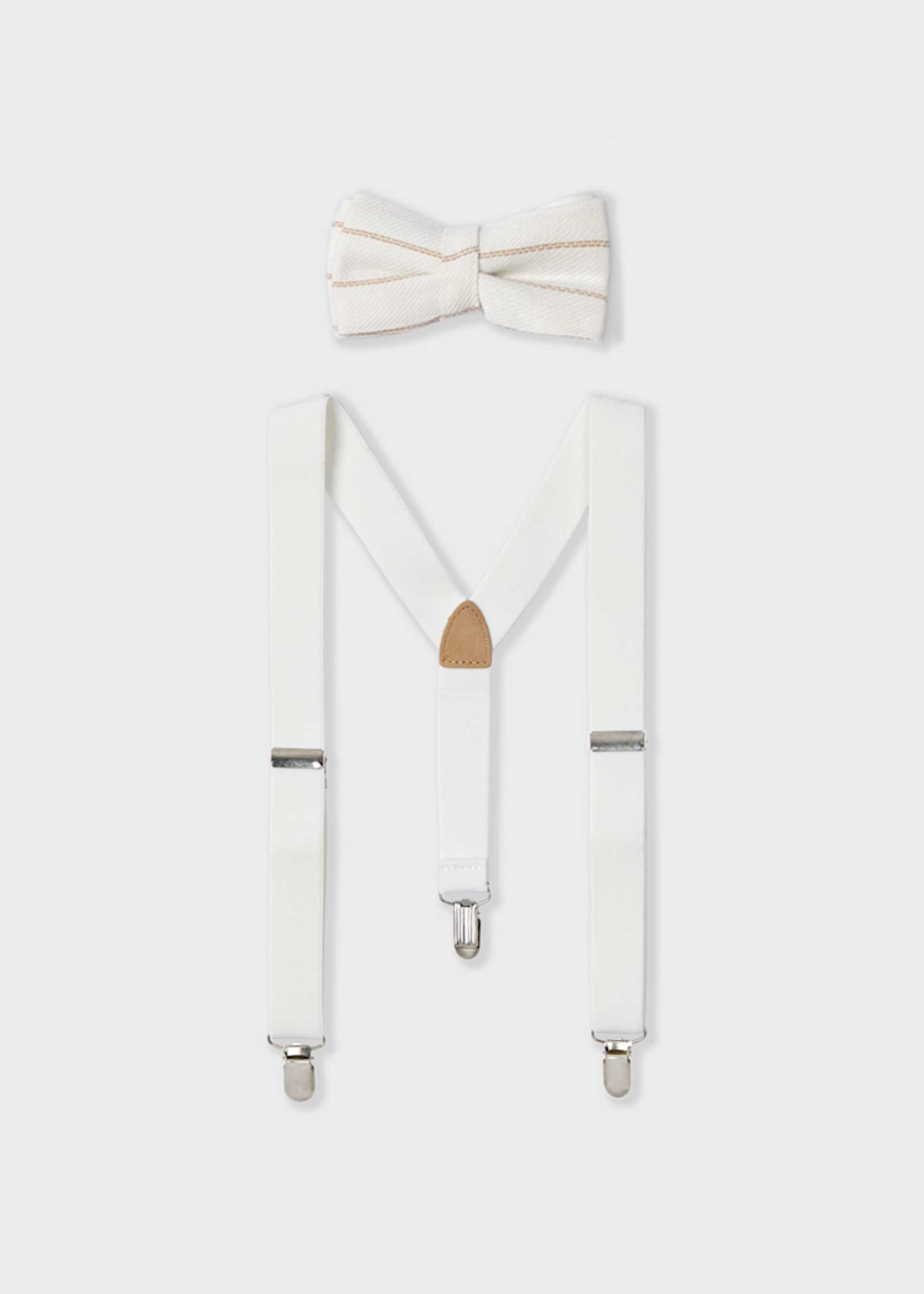 Ensemble nœud papillon et bretelles garçon