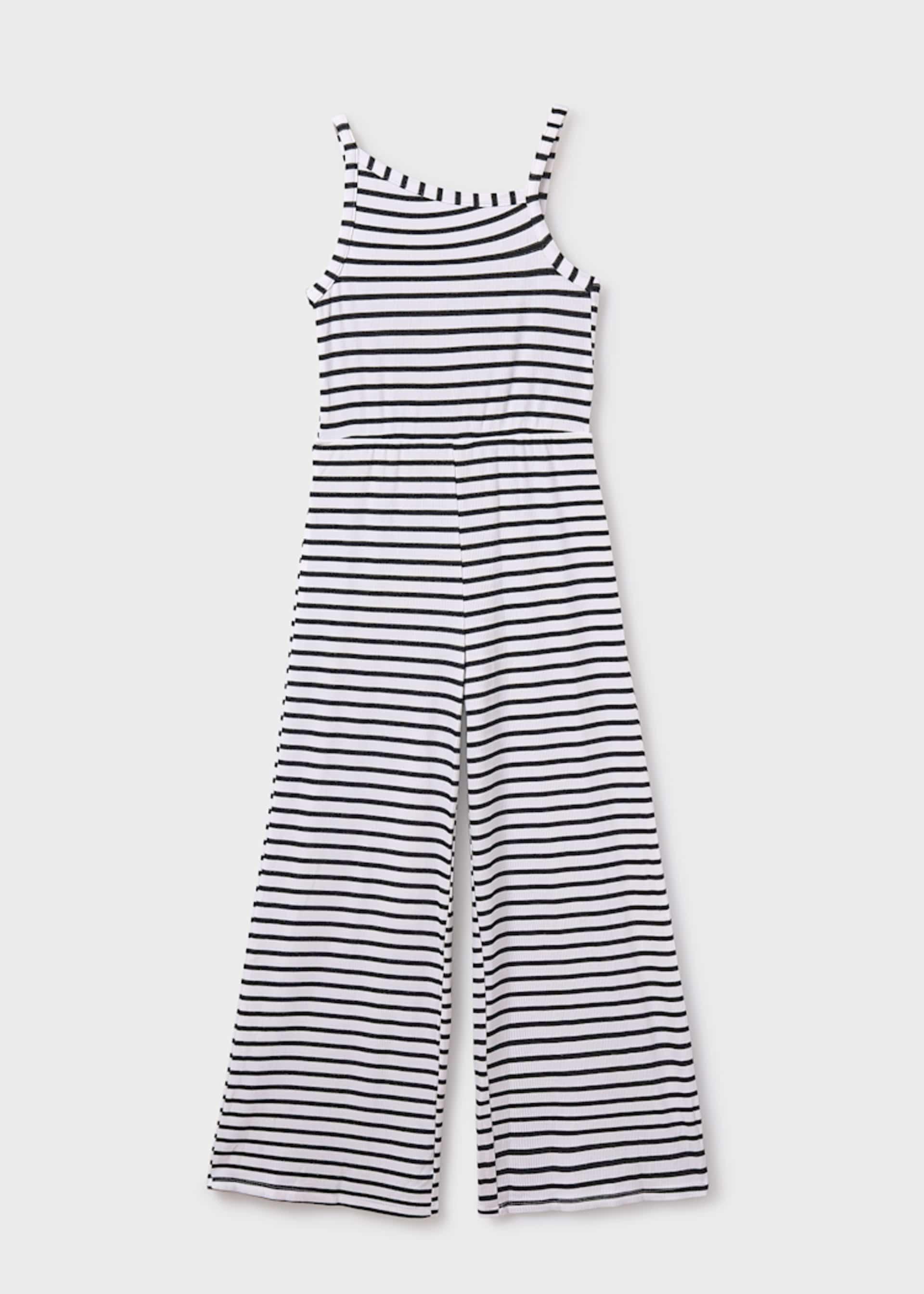 Girl striped jumpsuit