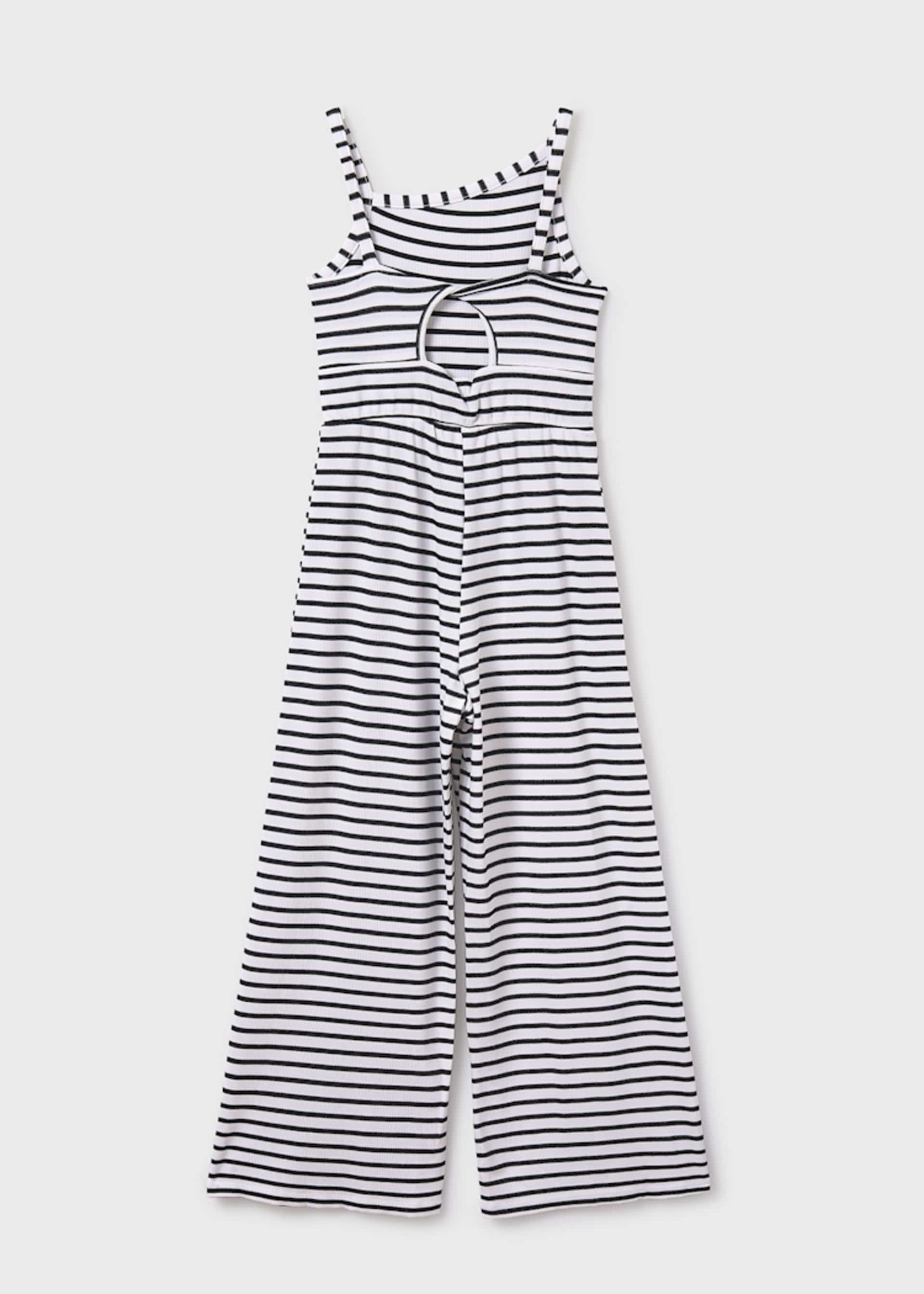 Girl striped jumpsuit