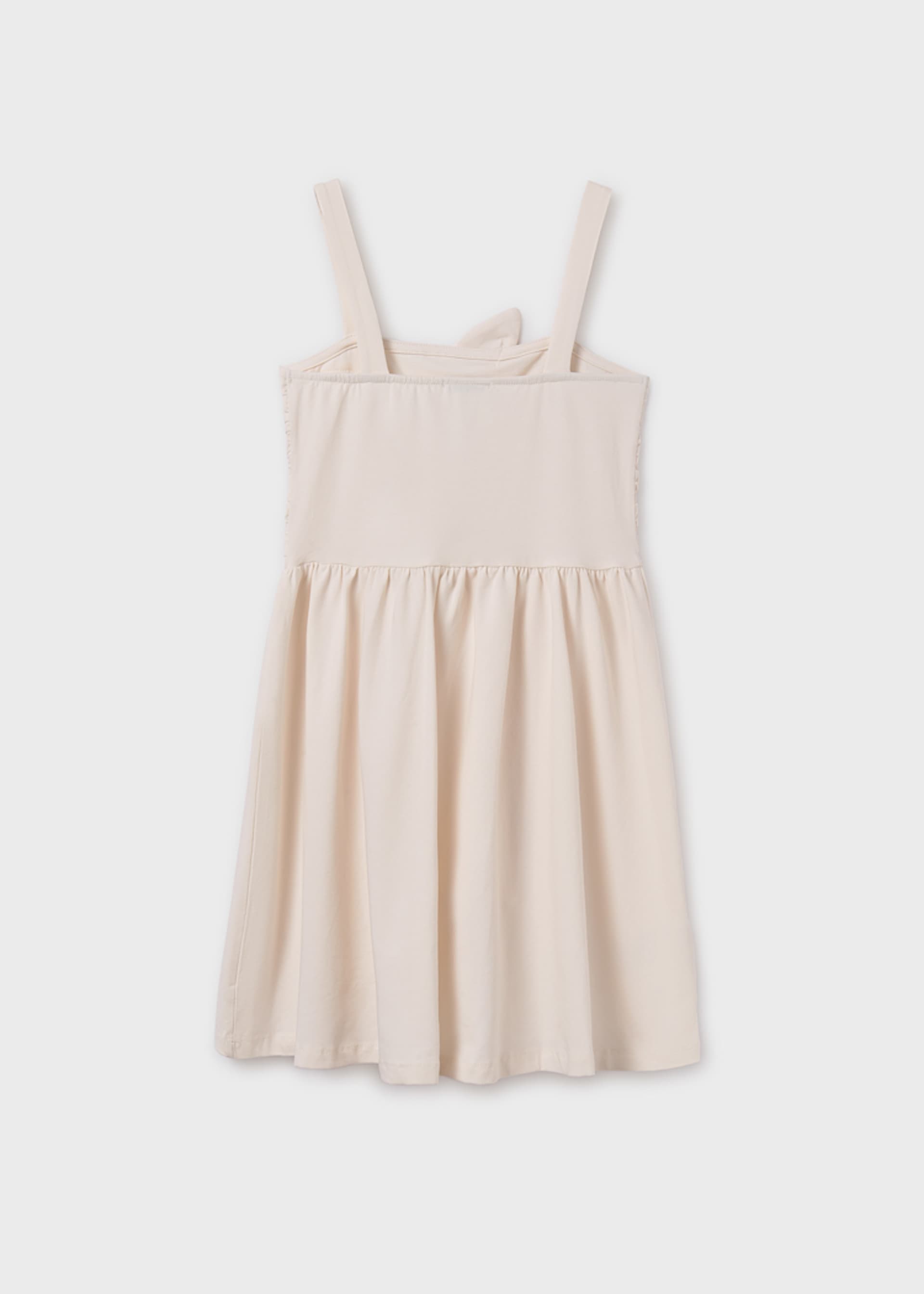 Vestito bretelle fiore ragazza