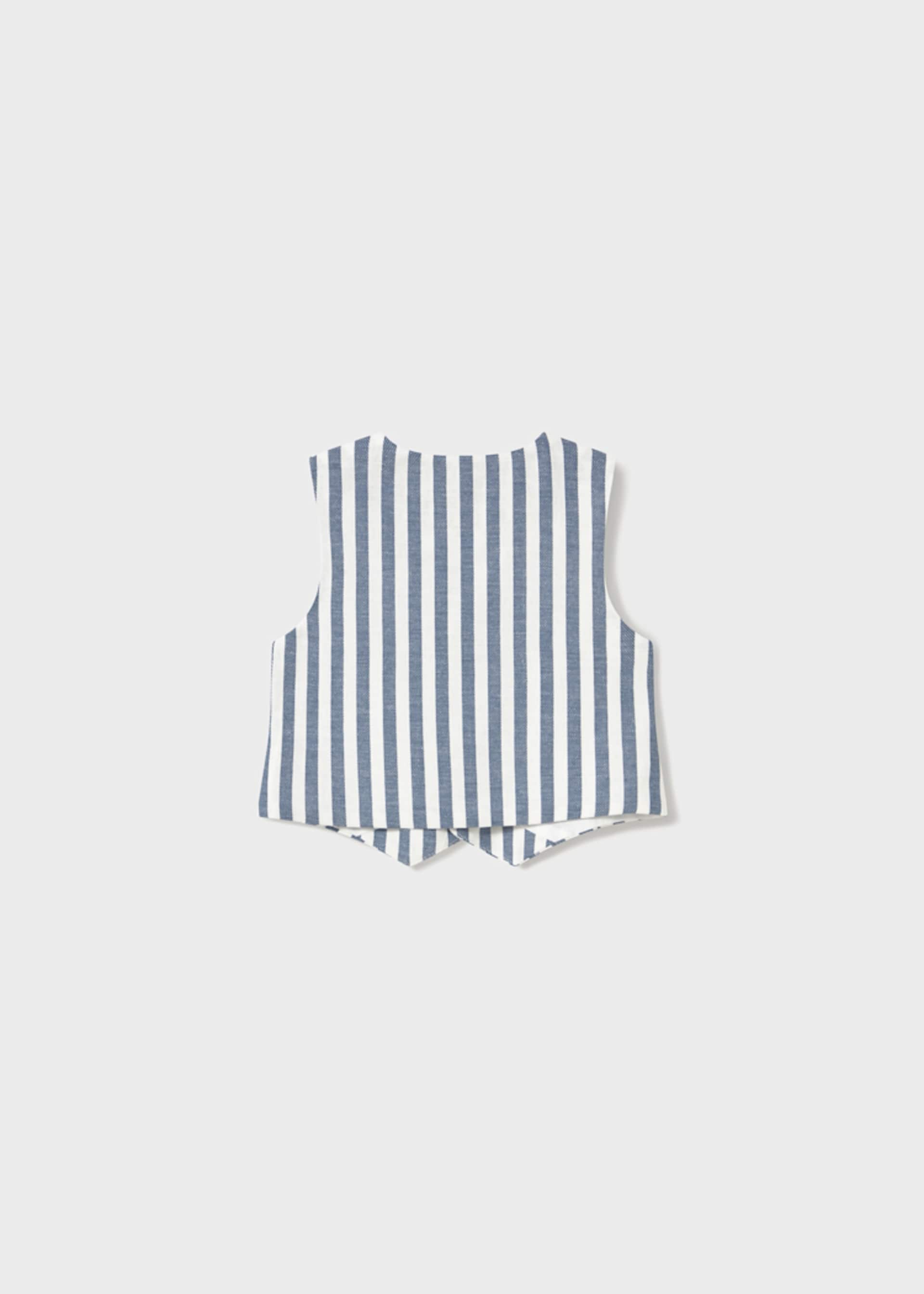 Gilet habillé en lin bébé