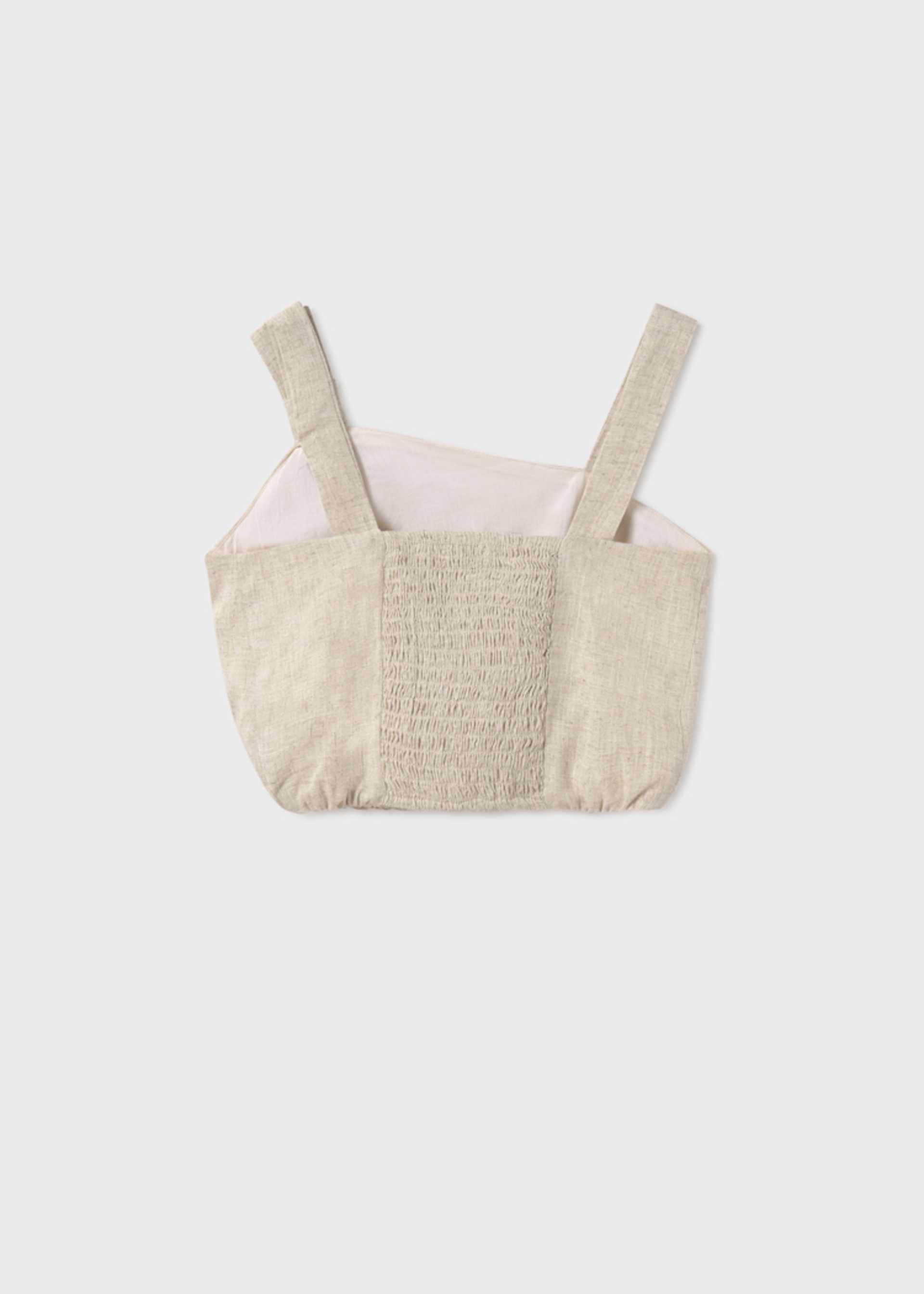 Top asymétrique à nœud fille