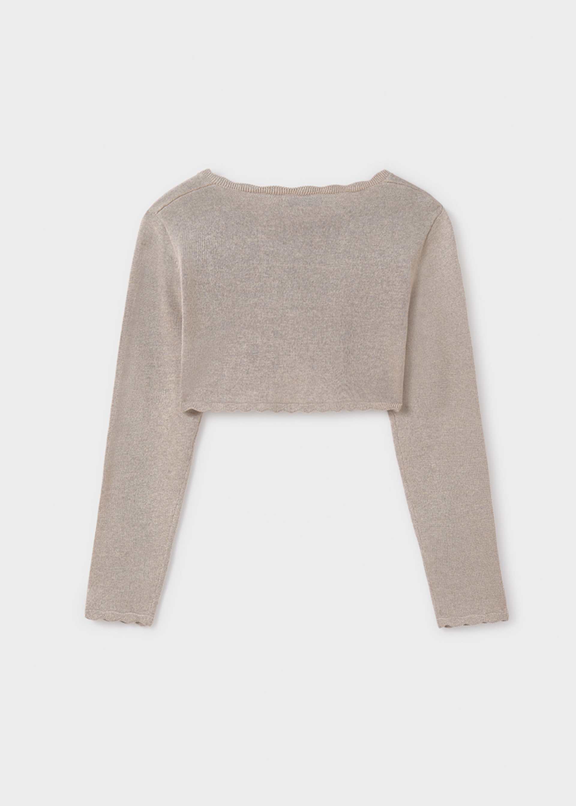 Cardigan basic tricot fata