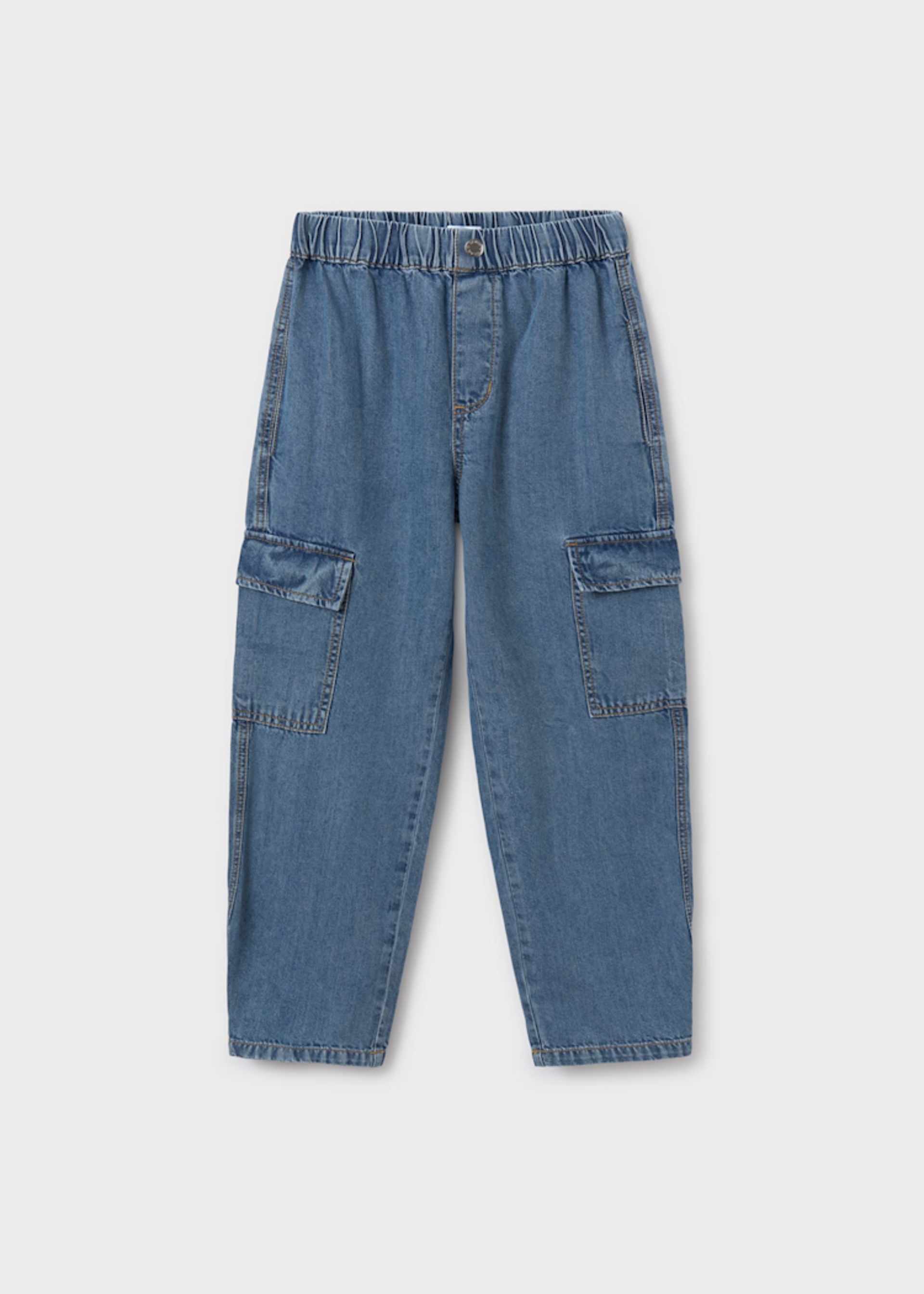 Pantalon en denim fluide fille