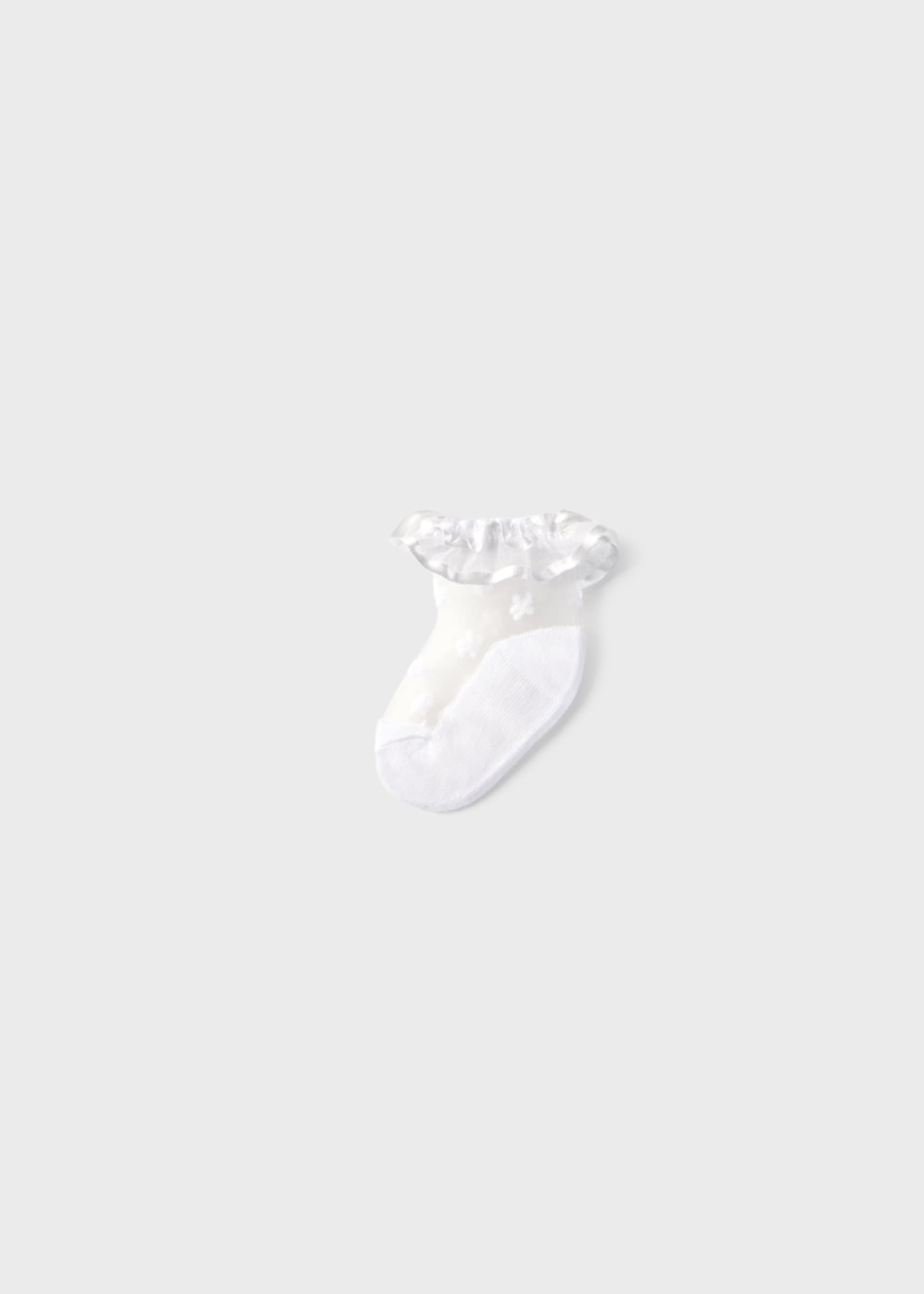 Newborn girl floral socks