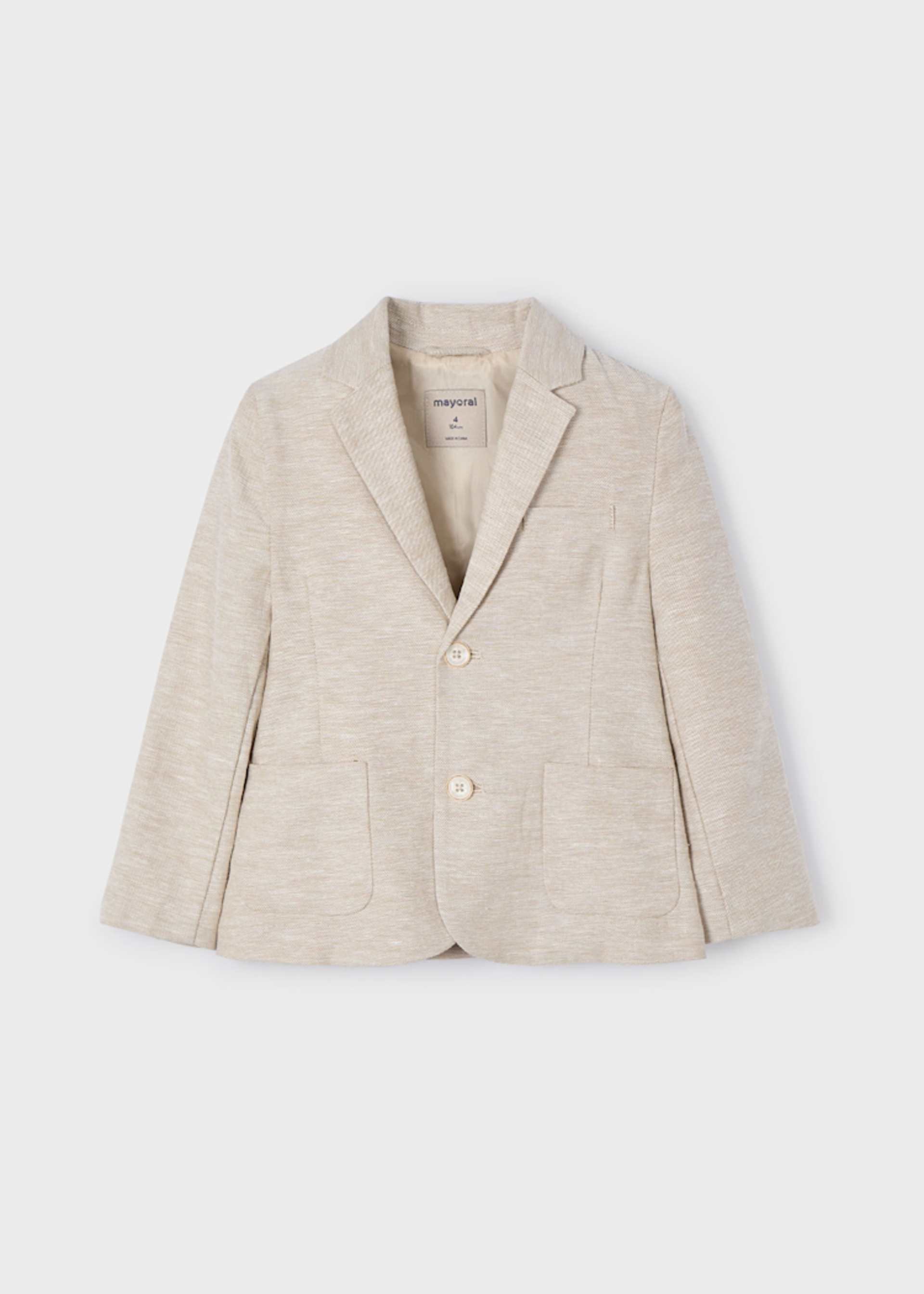Boy linen blazer