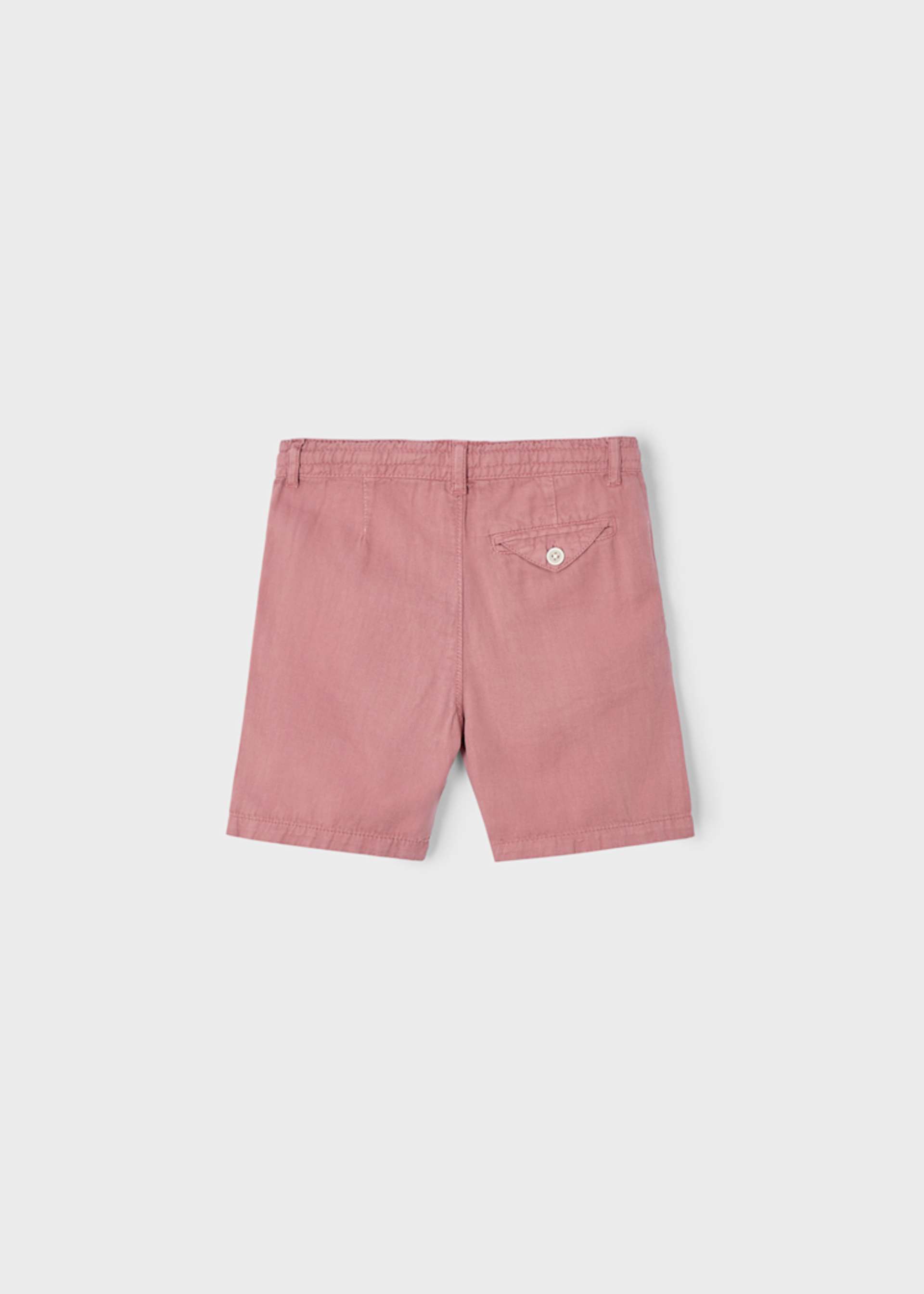 Boy linen shorts with drawstring