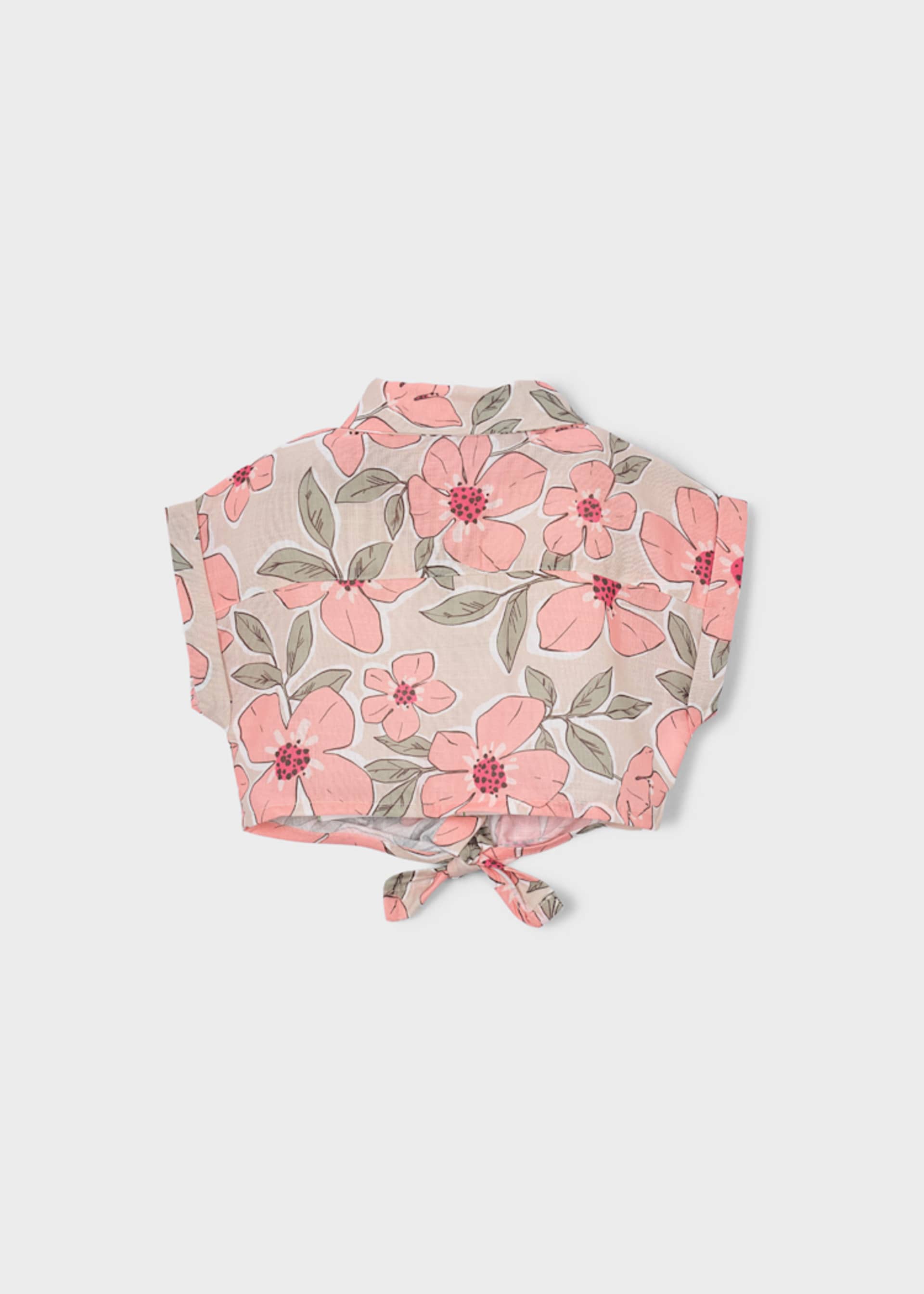 Camisa estampada floral niña