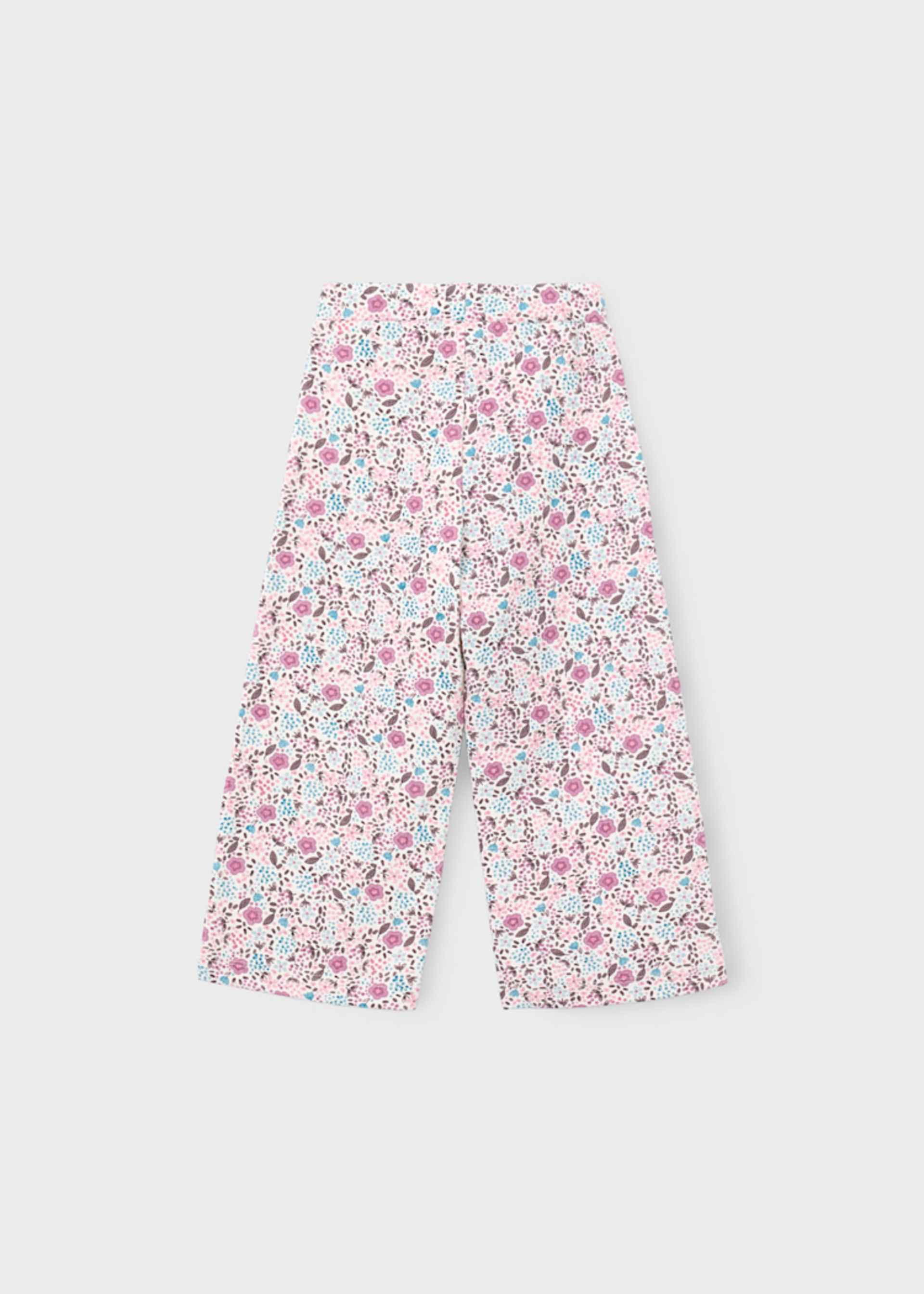 Pantalon structure imprimé