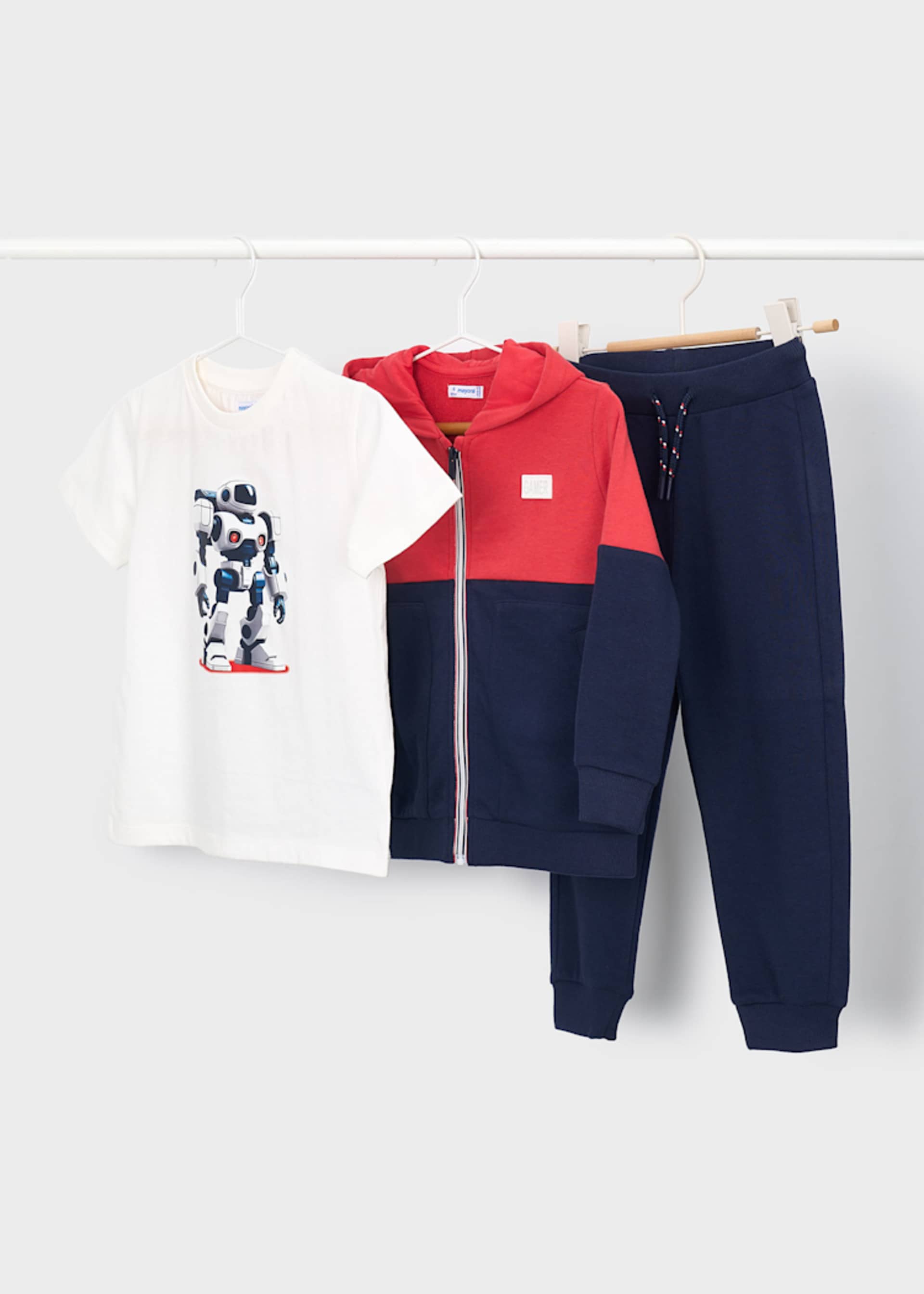Survêtement vec t-shirt robot garçon