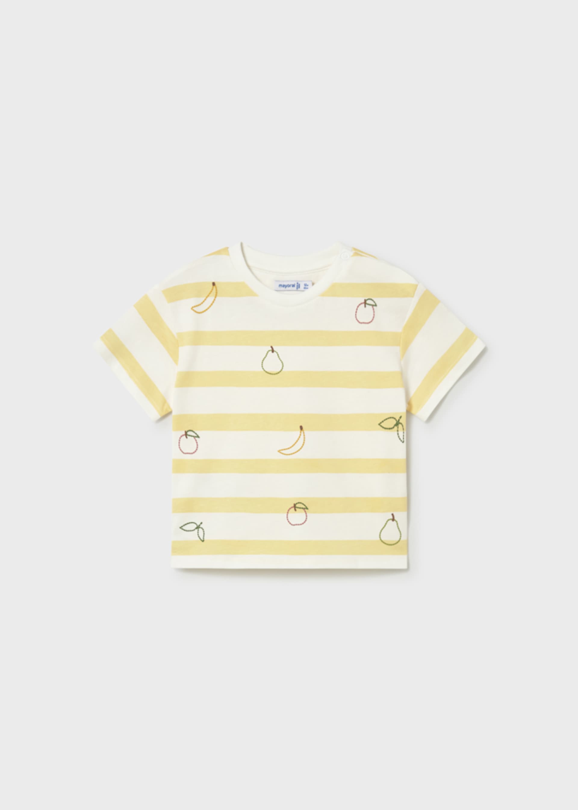T-shirt rayé fruits bébé