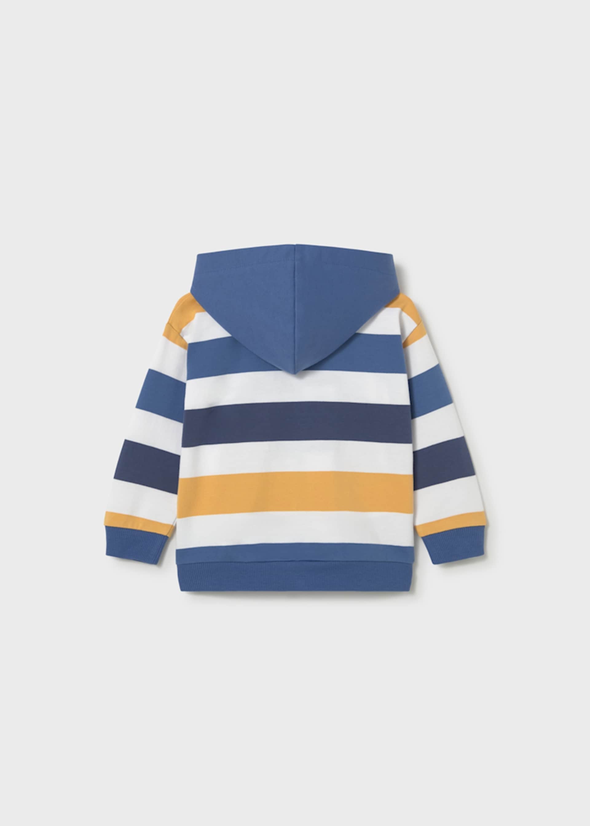 Sudadera cremallera bandas bebé