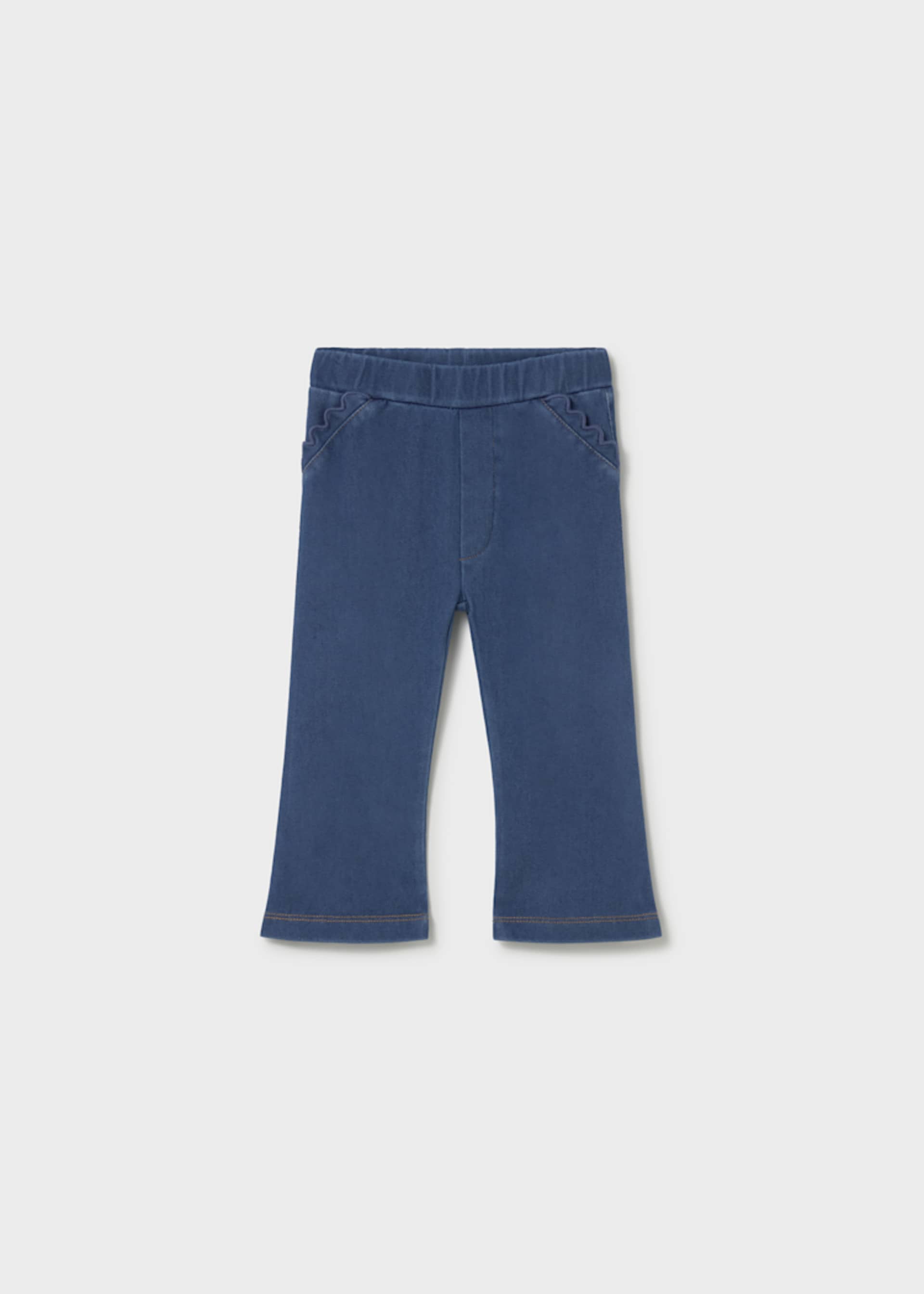 Leggings flare en denim bébé