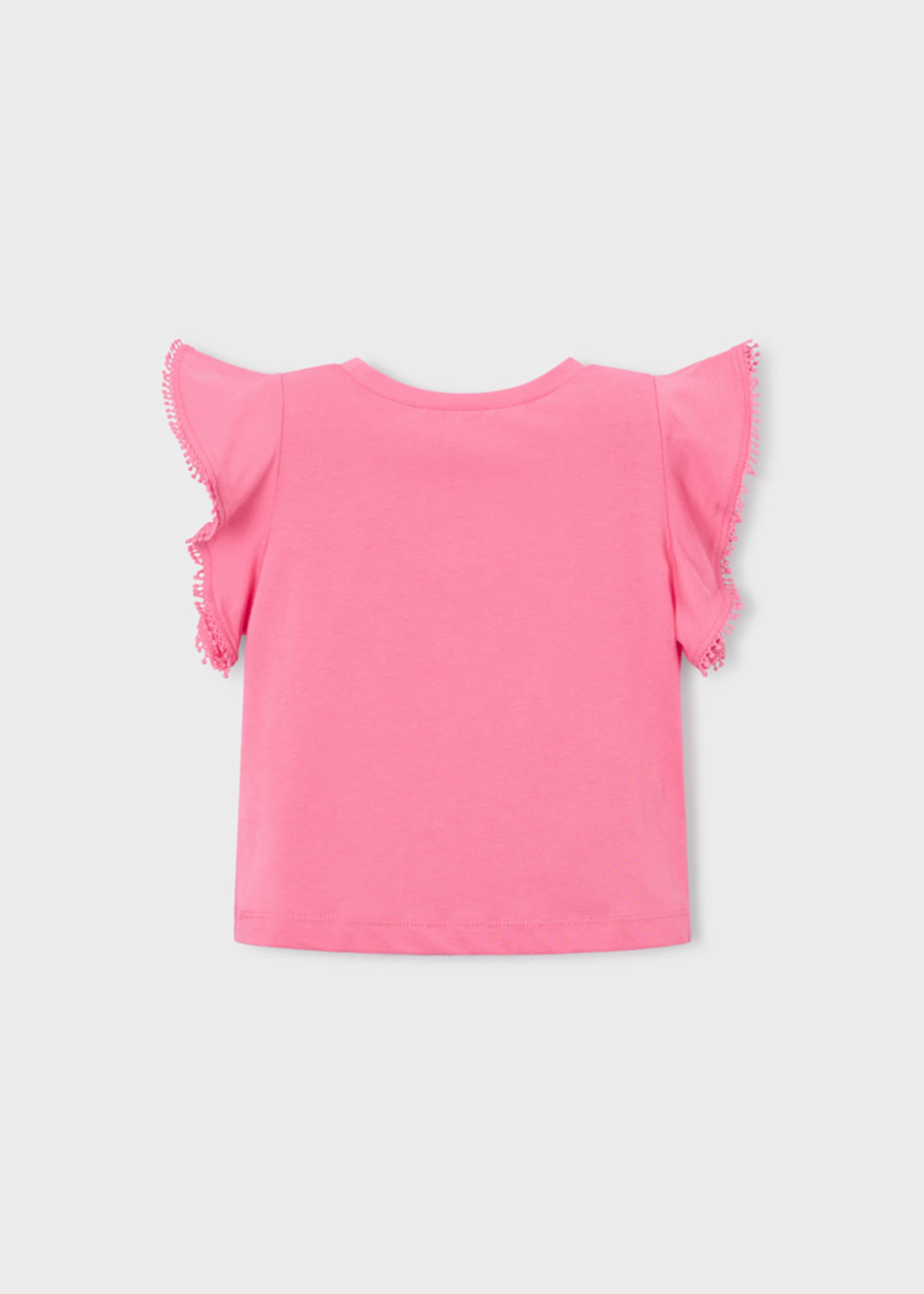 Ruffled t-shirt girl