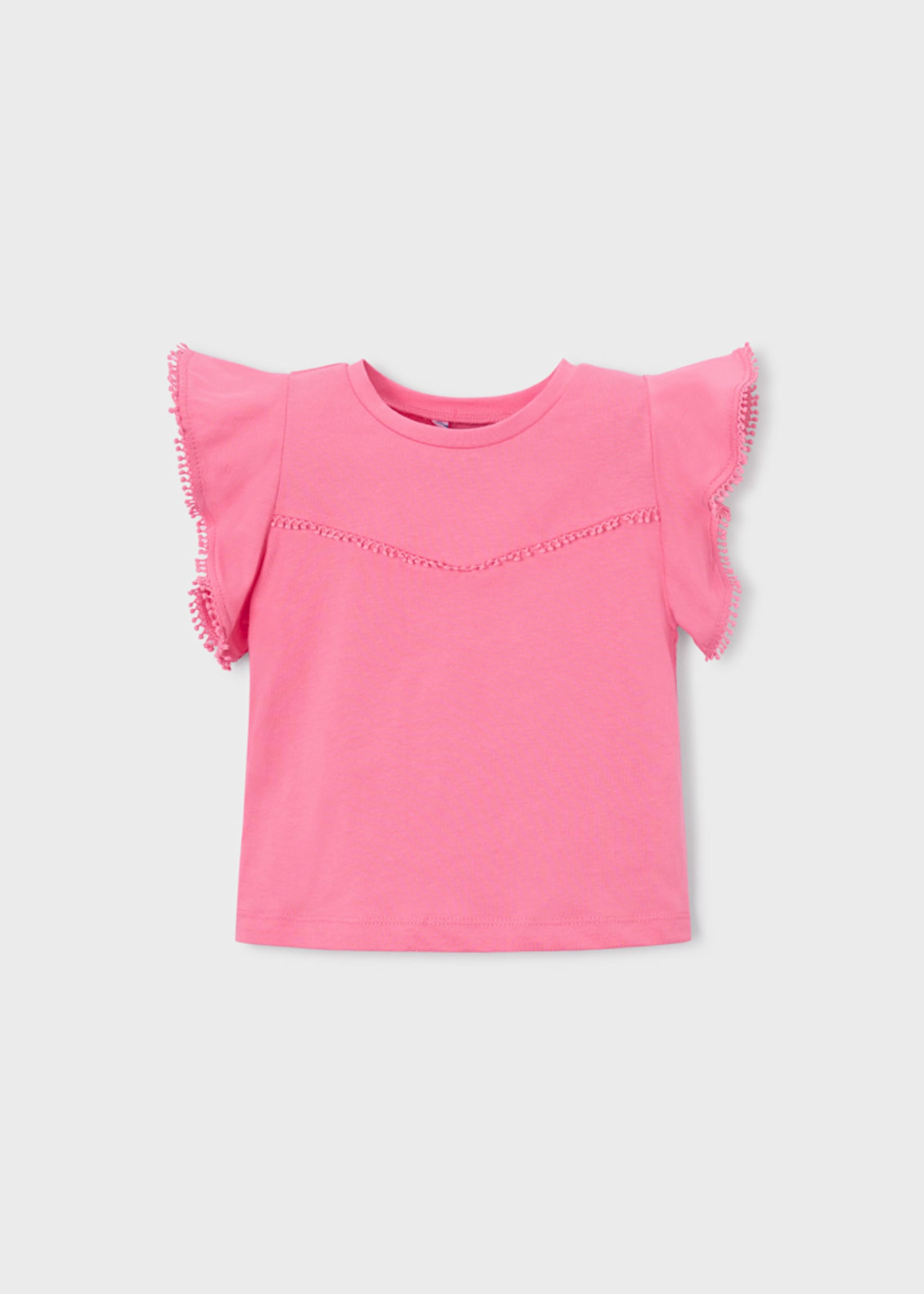 Ruffled t-shirt girl