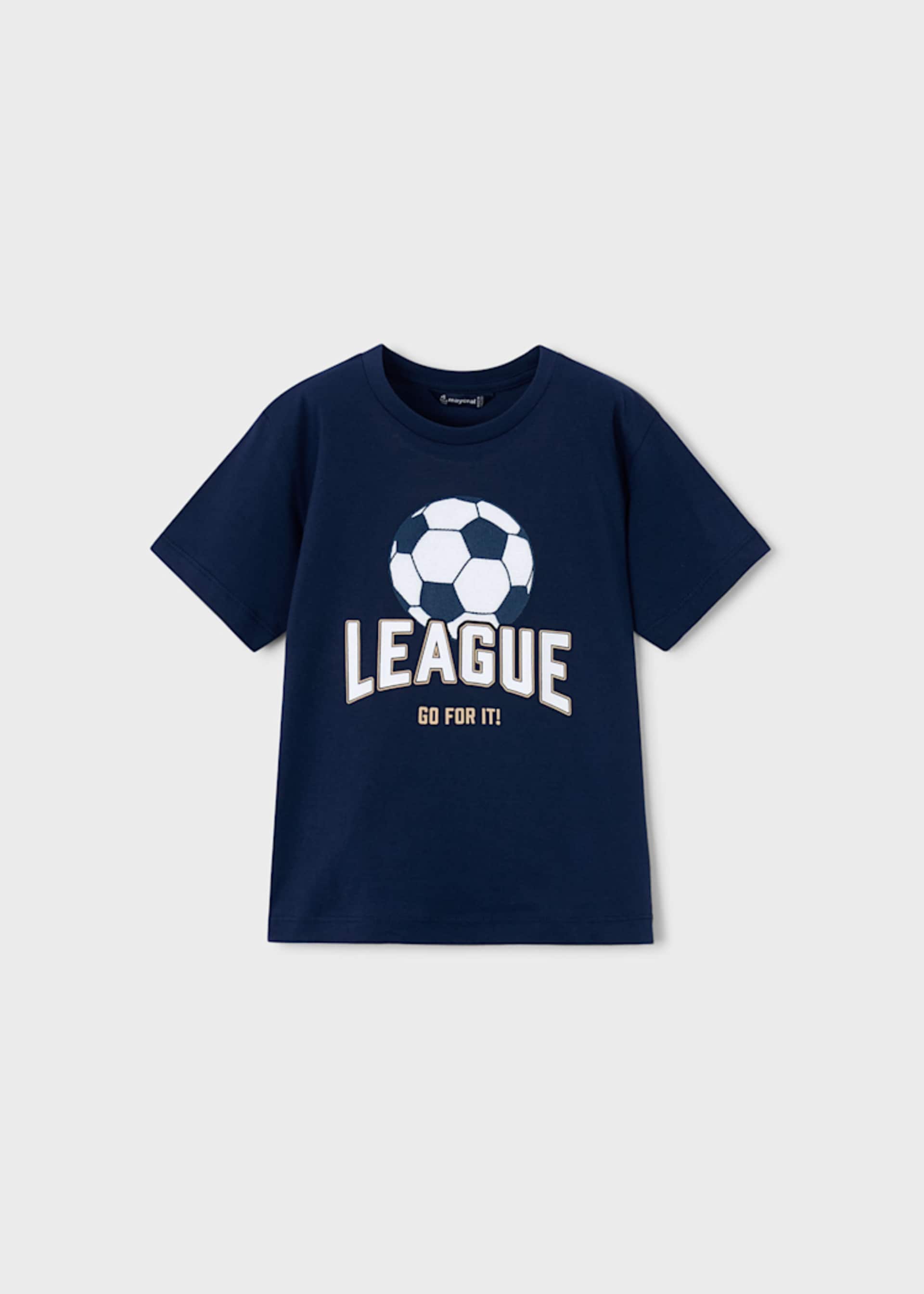 T-shirt estampado futebol menino