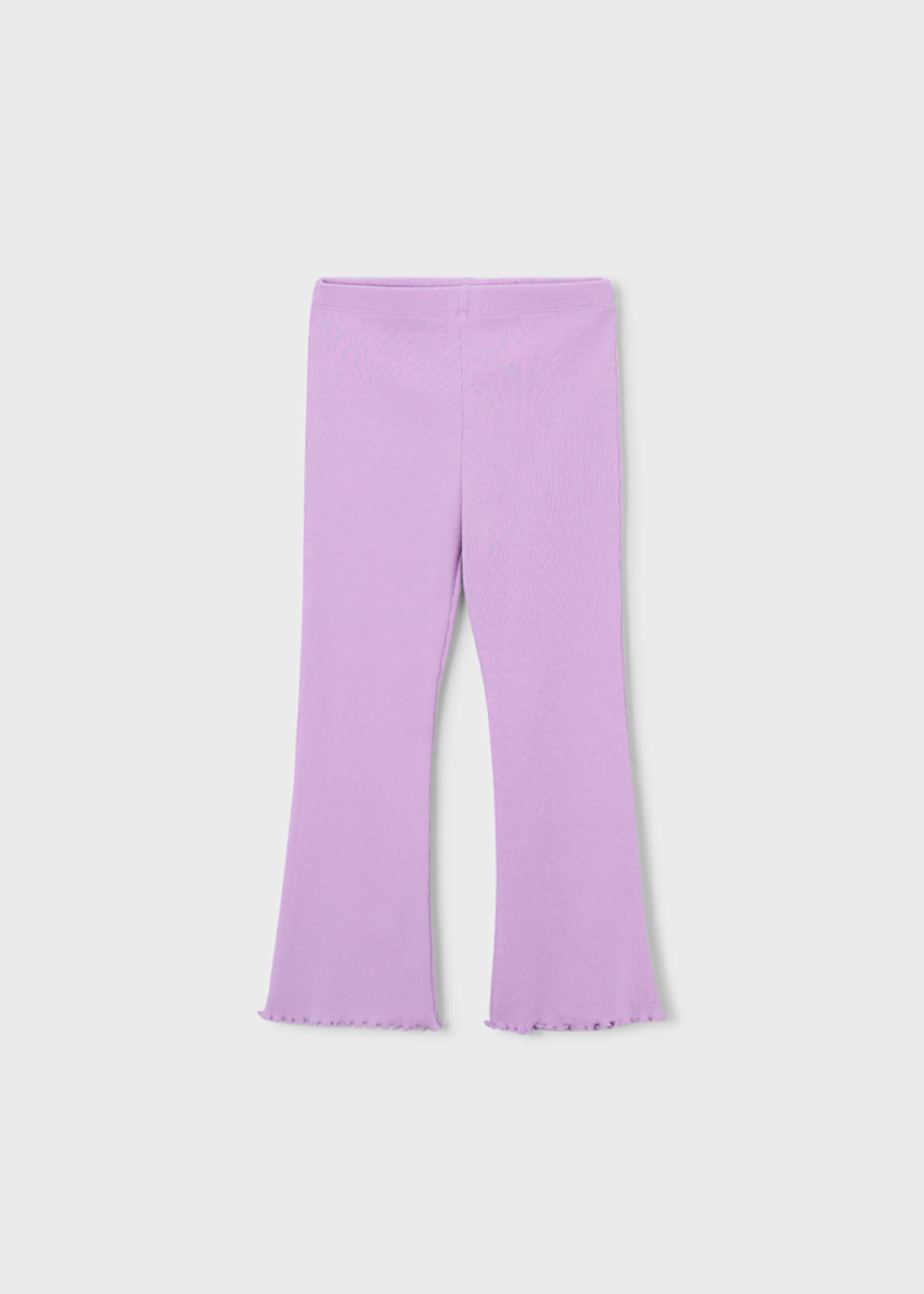 Legginsy prążkowane Flare dla dziewczynki