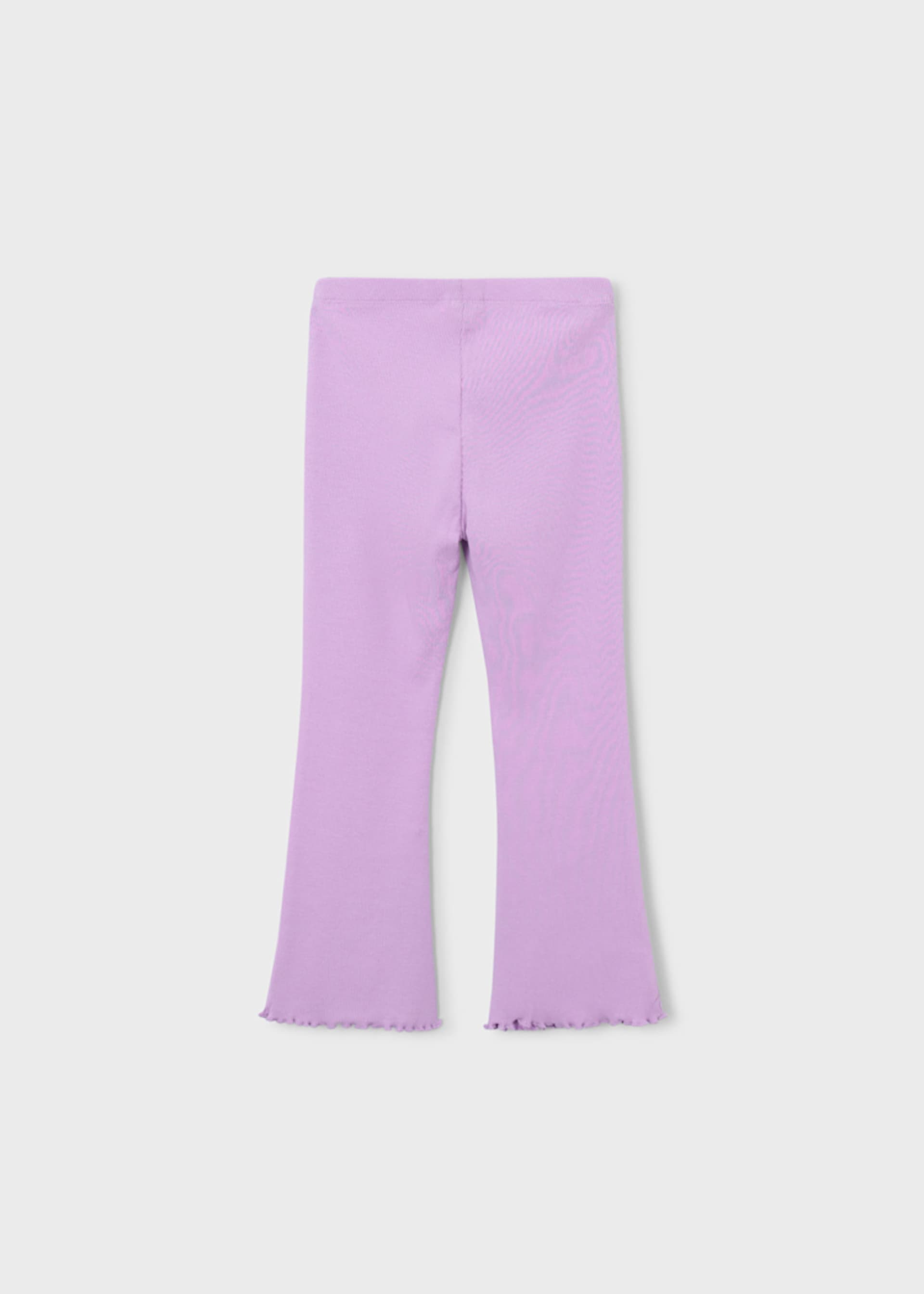 Legginsy prążkowane Flare dla dziewczynki