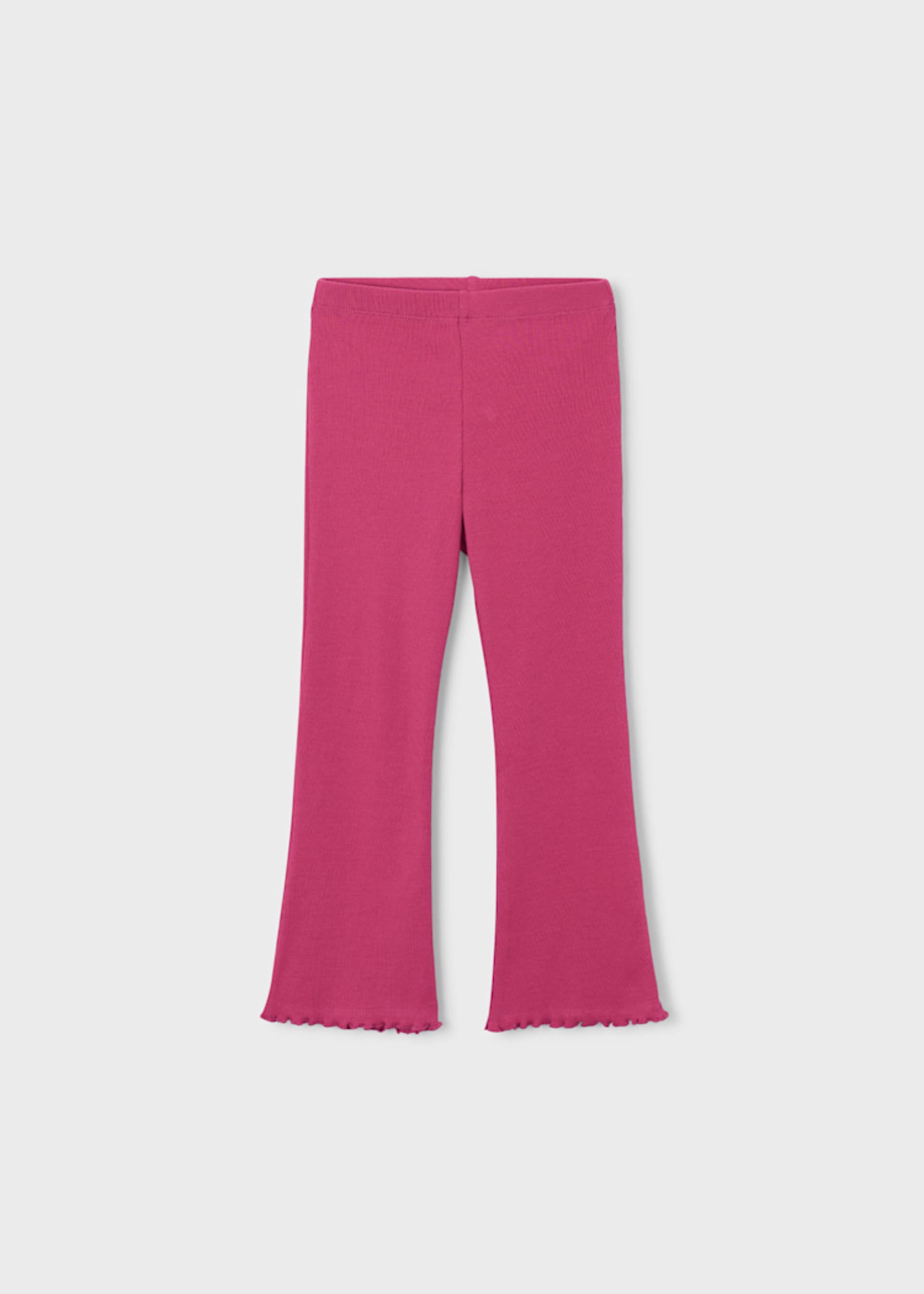 Leggings flare caneladas menina