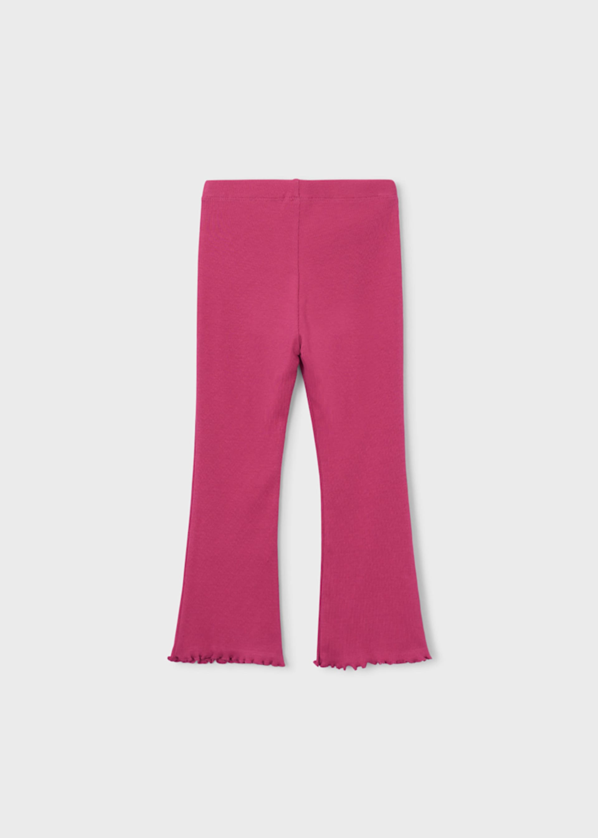 Legginsy prążkowane Flare dla dziewczynki Legginsy prążkowane Flare dla dziewczynki