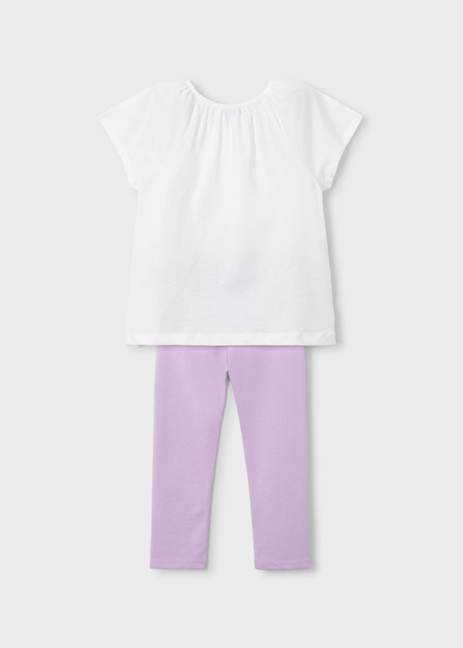 Flower leggings set girl