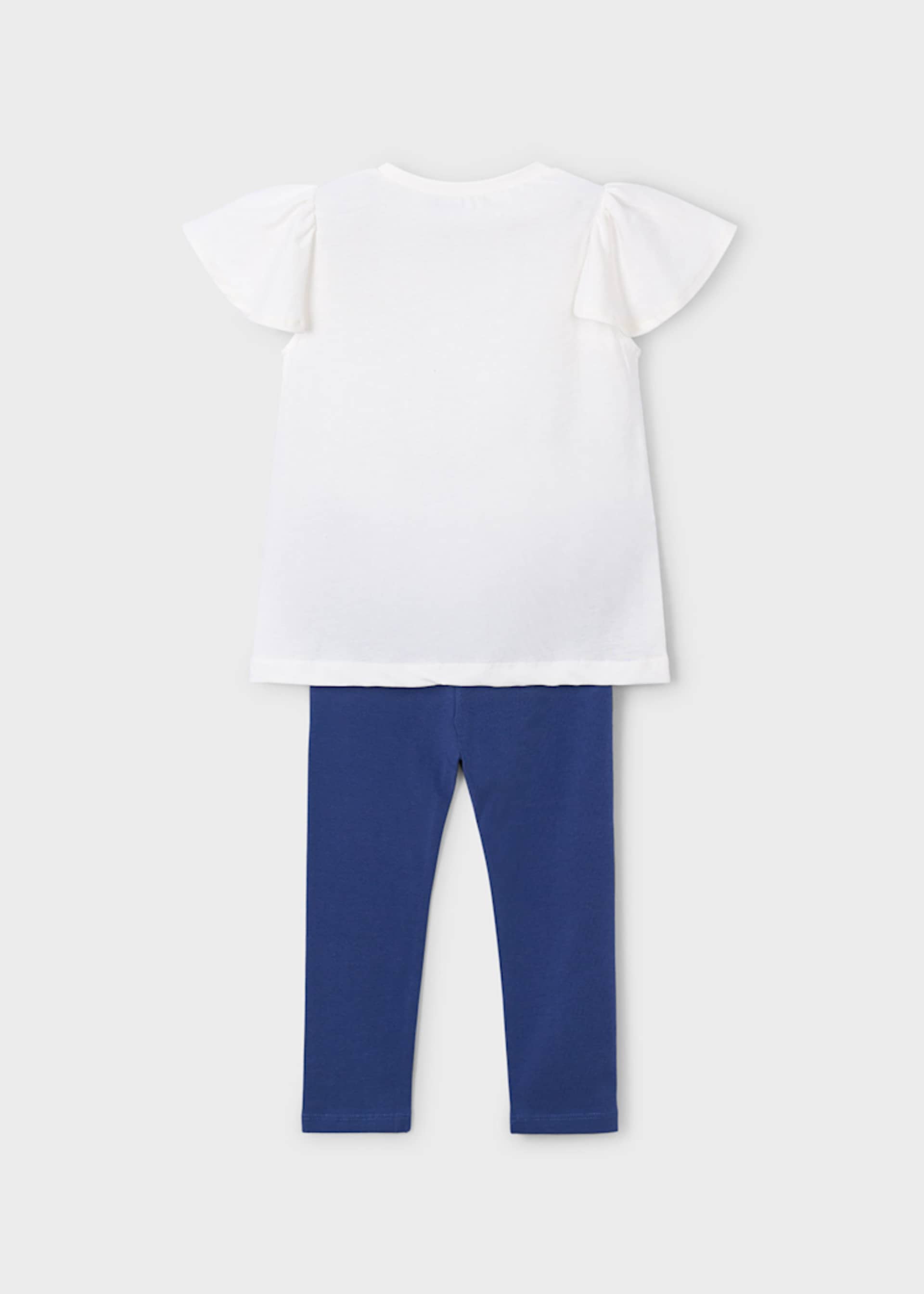 Ensemble leggings et t-shirt poupée fille