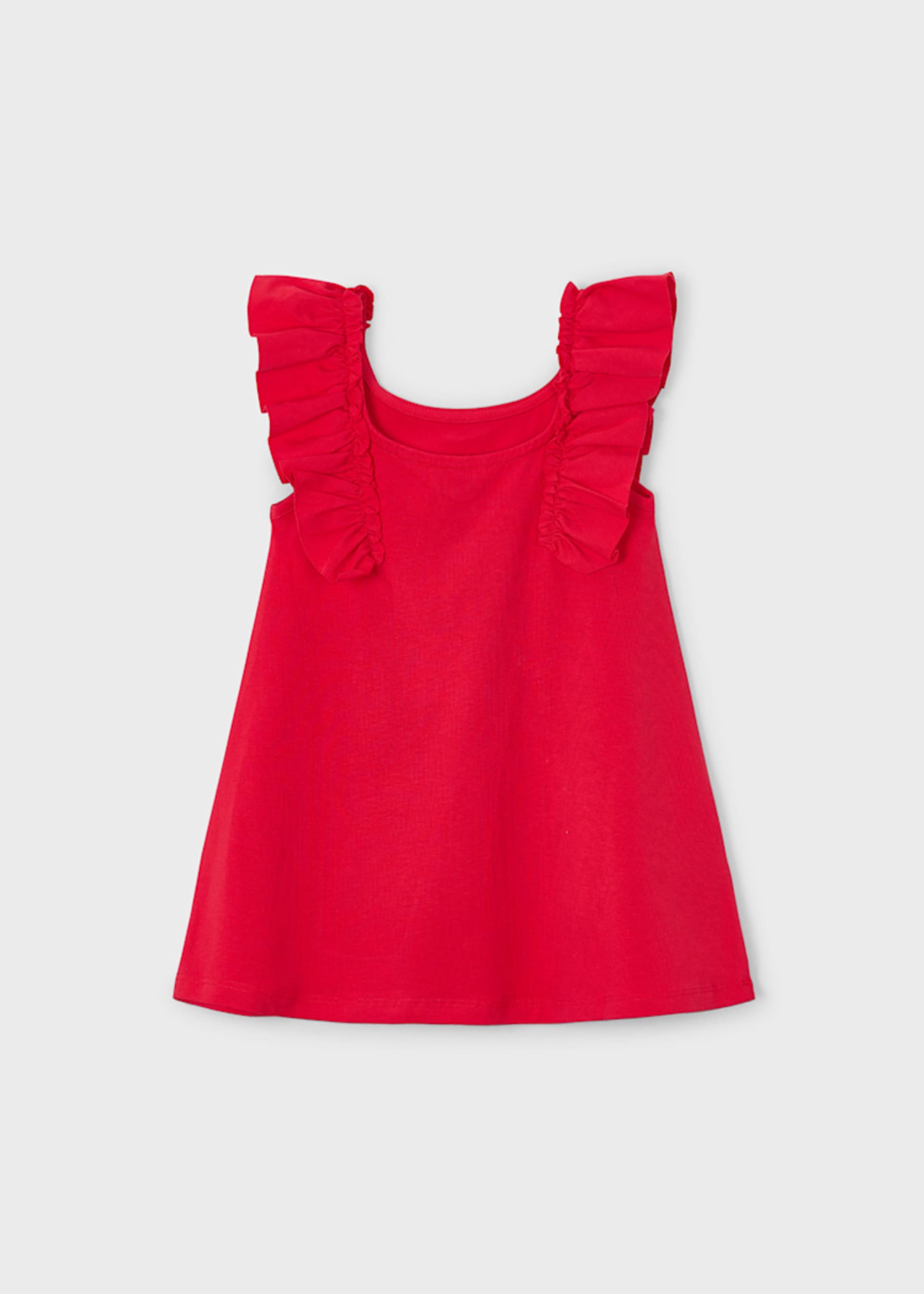 Vestito punto volant bambina