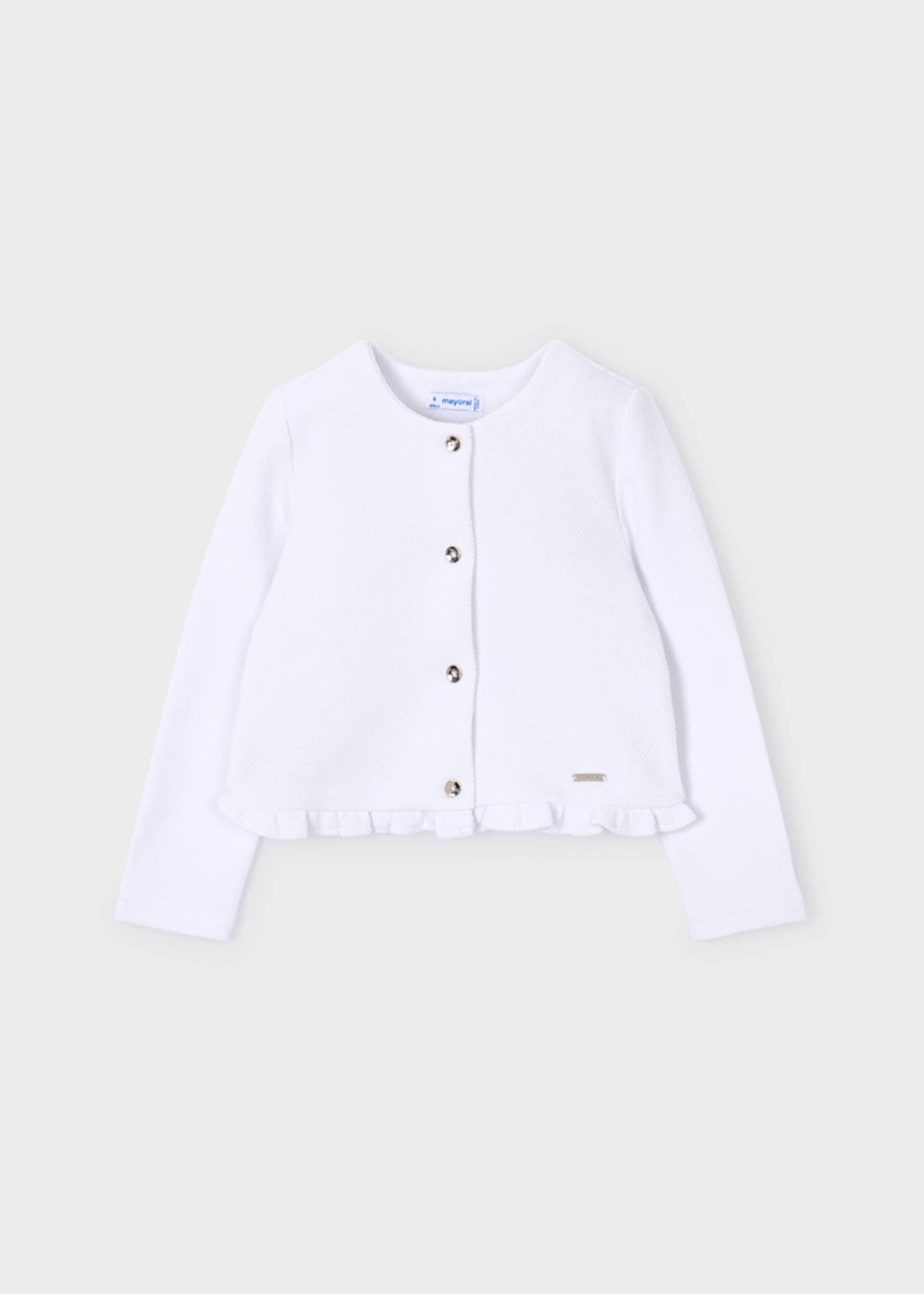 Cardigan cu volanase fetita