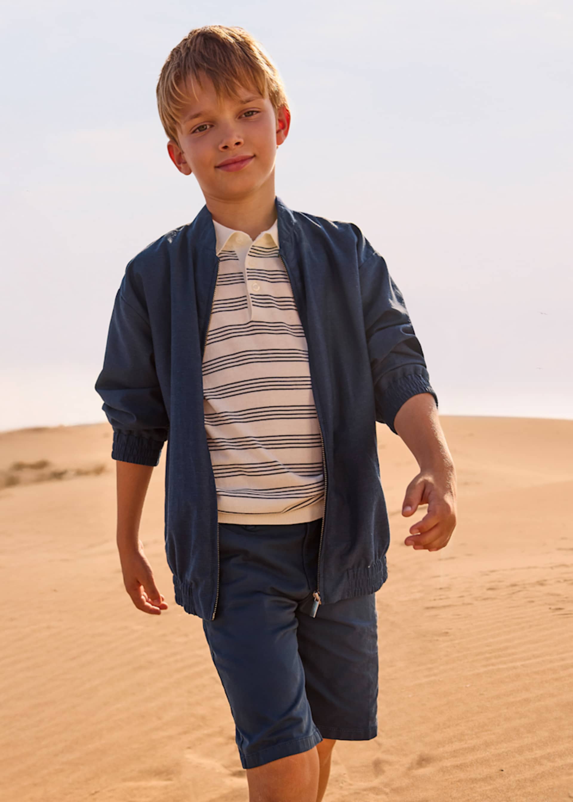 Bermudy chino basic dla chłopca