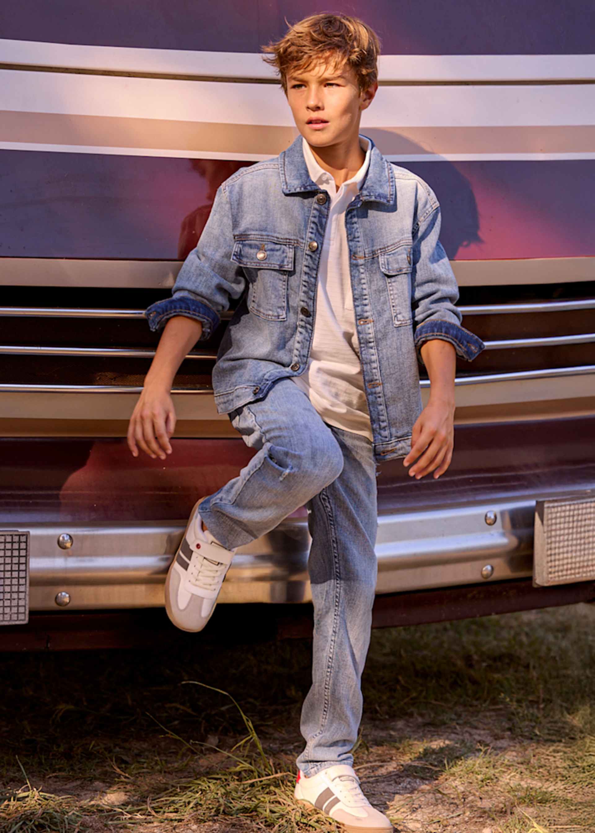 Jeanshose Teenager Jungen