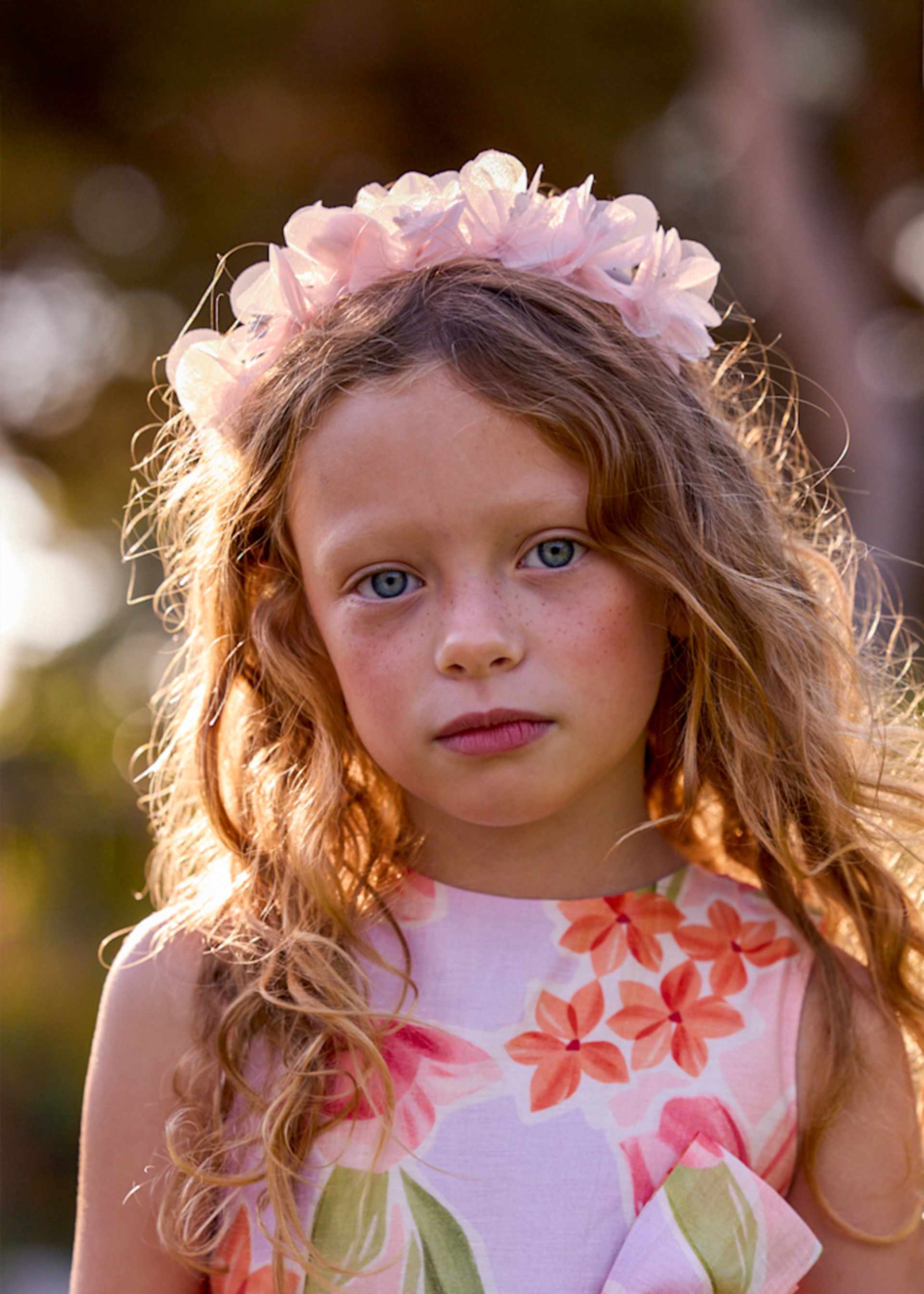 Cerchietto fiori bambina