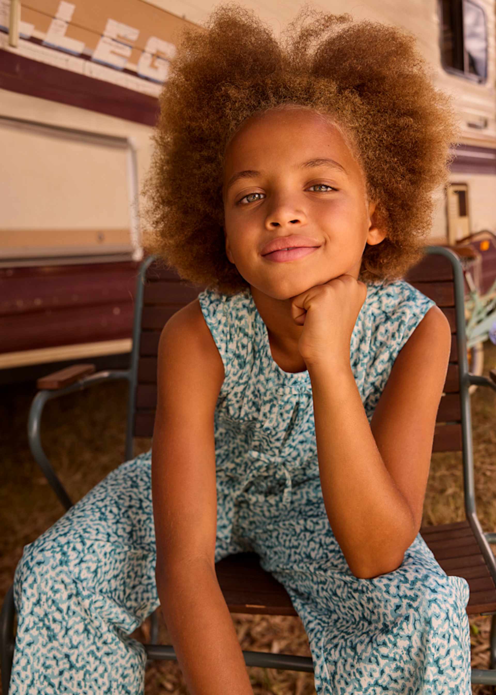 Girls print top Girls print top