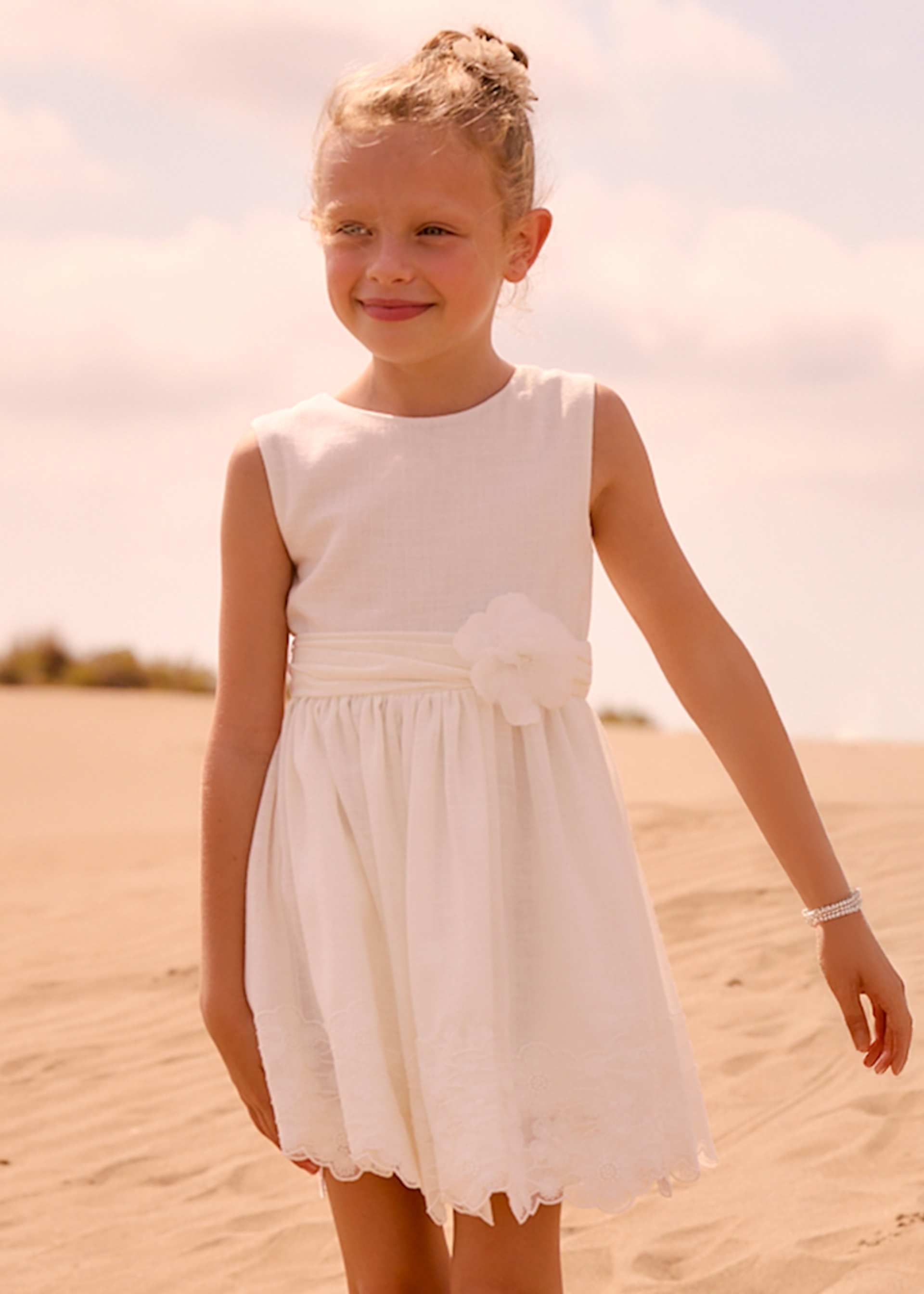 Vestido cerimónia renda menina