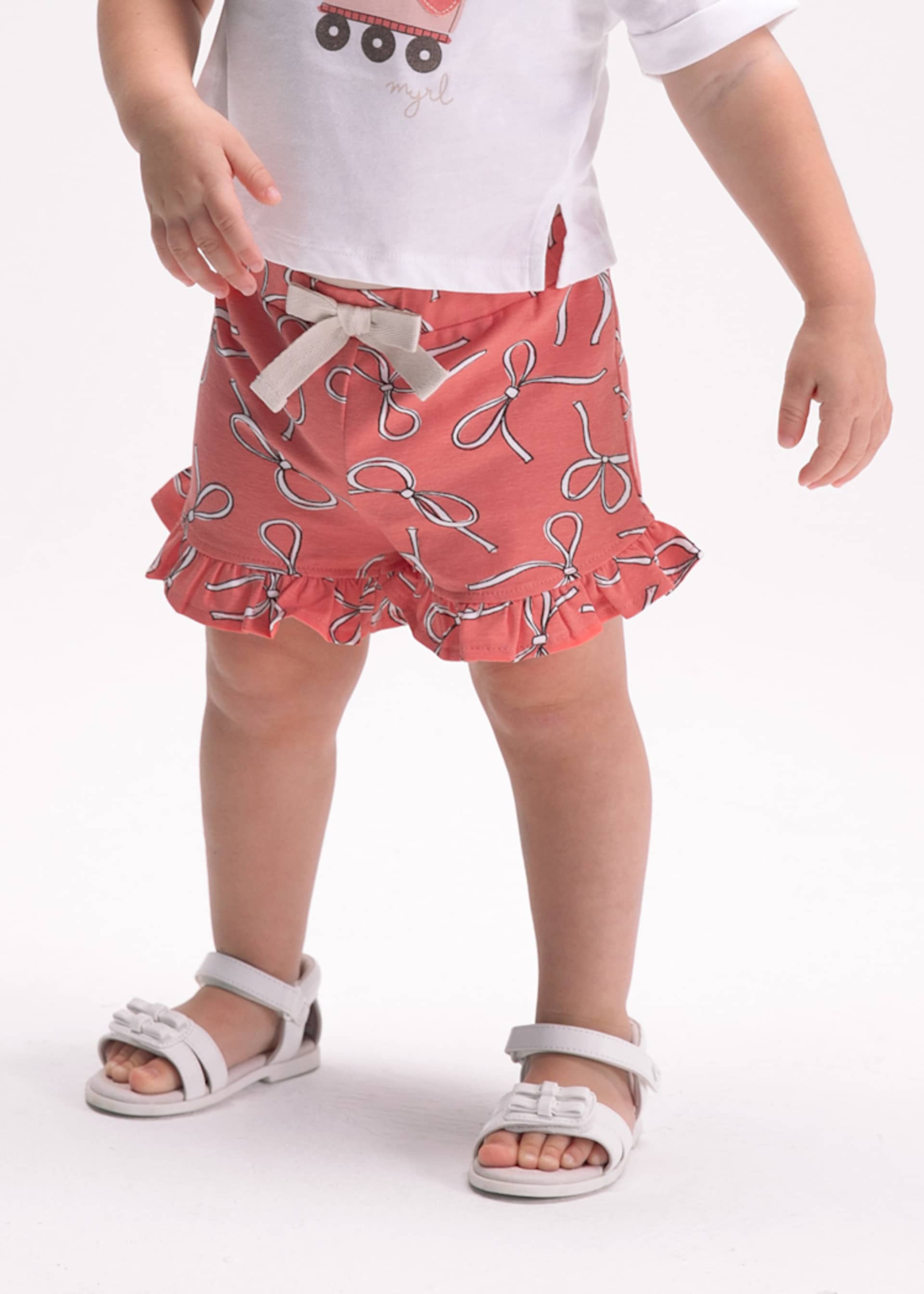 Baby set print shorts and top