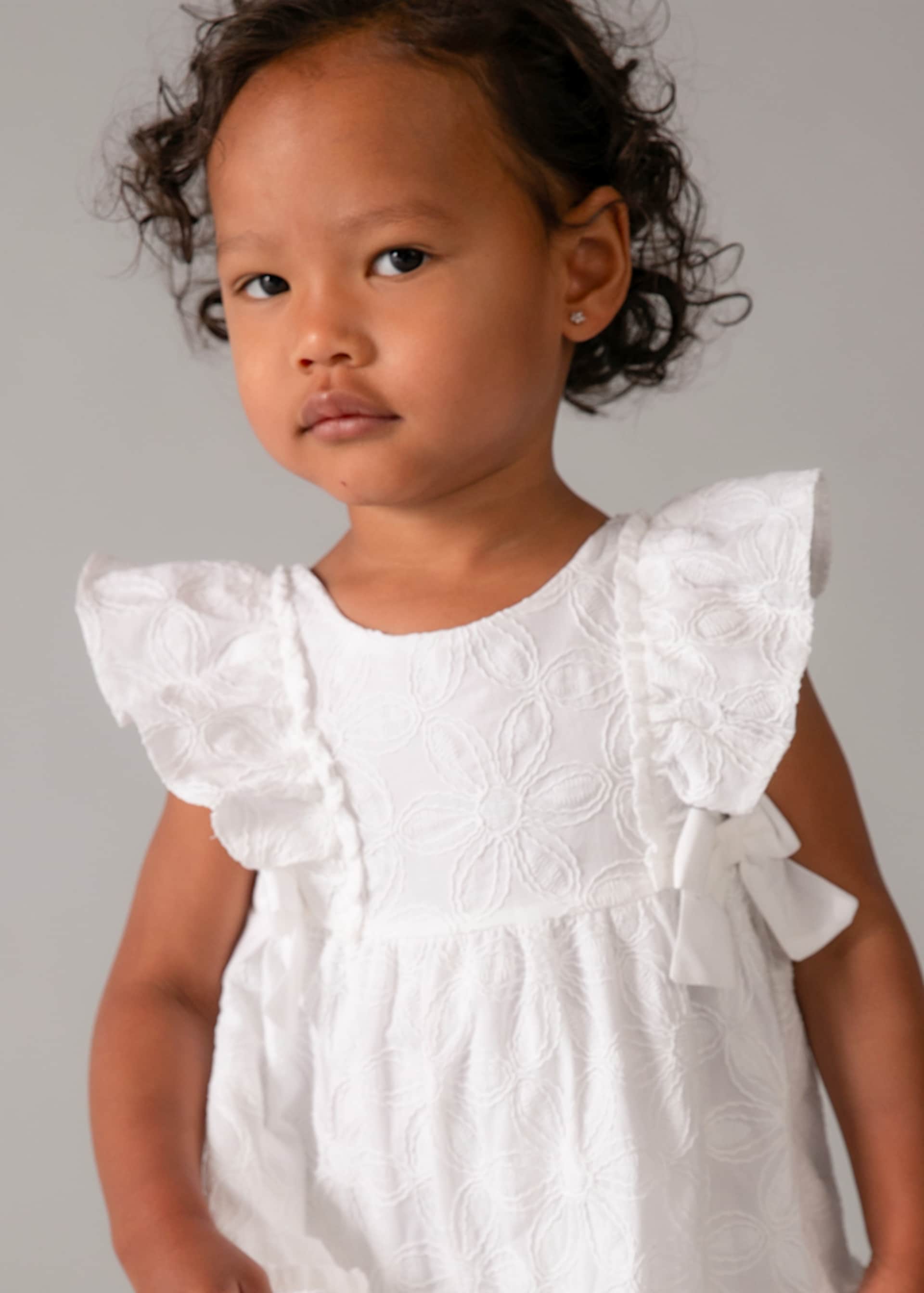 Vestido cerimónia bordado bebé