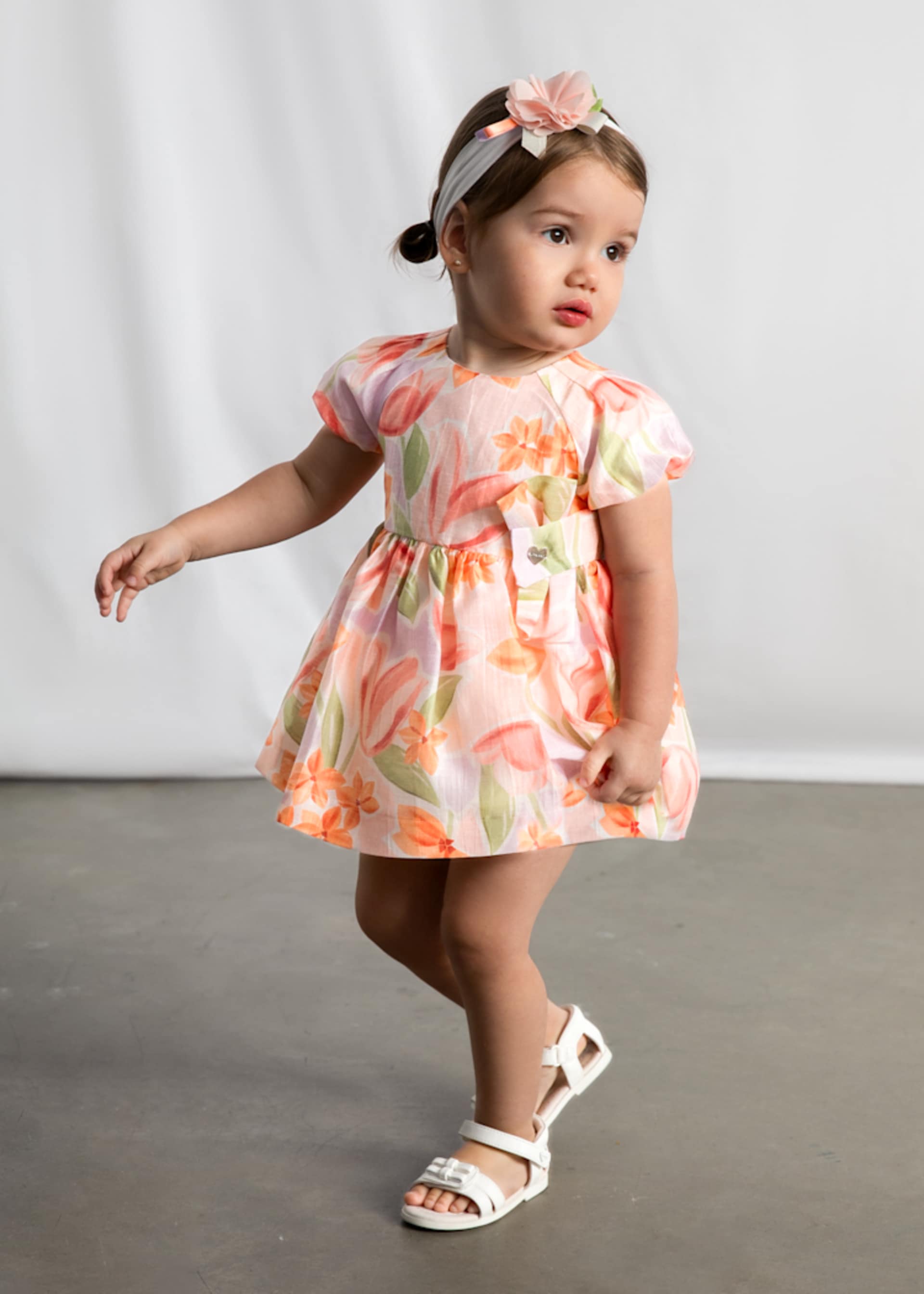 Baby flower print ceremony dress
