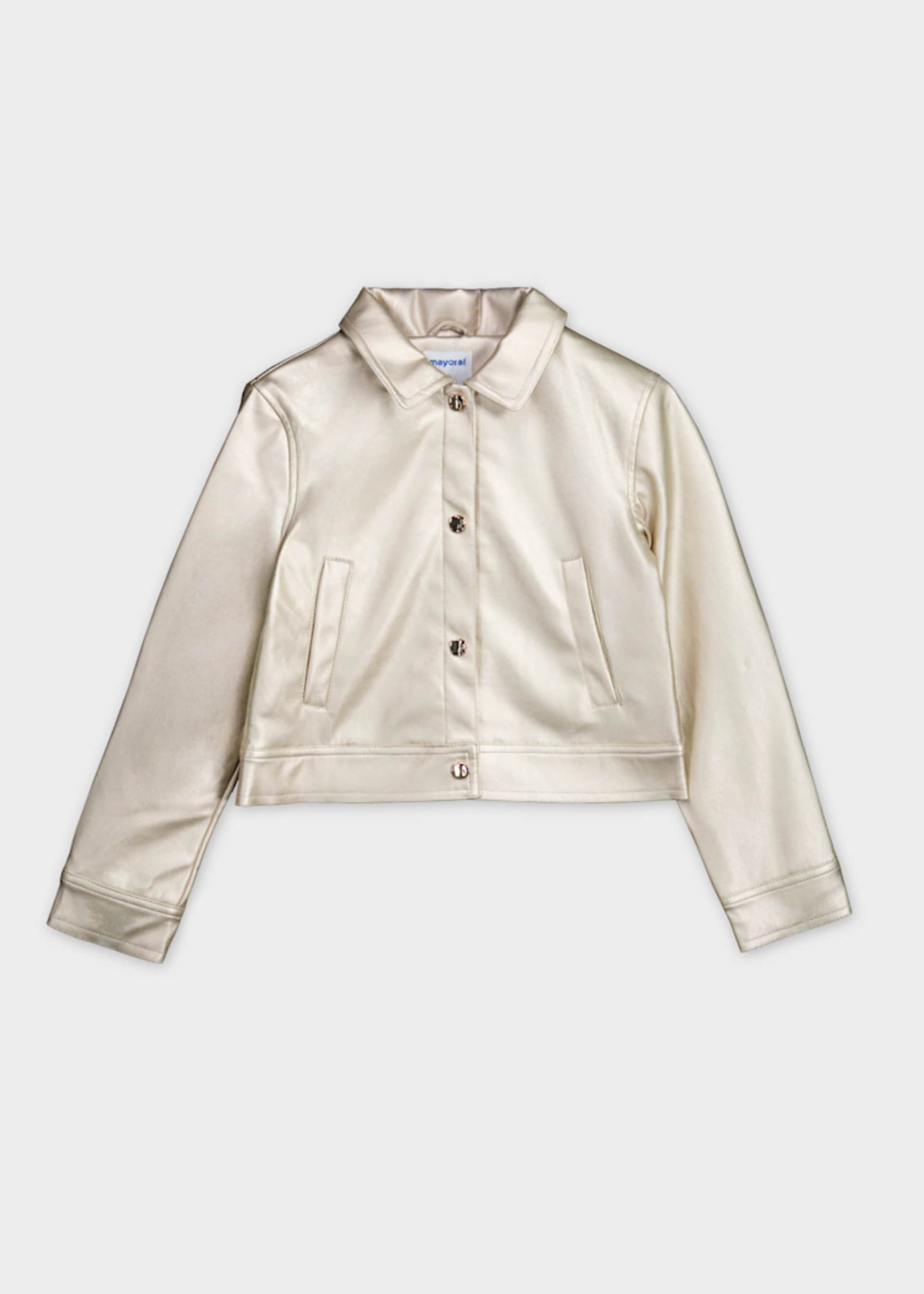 Veste en similicuir fille