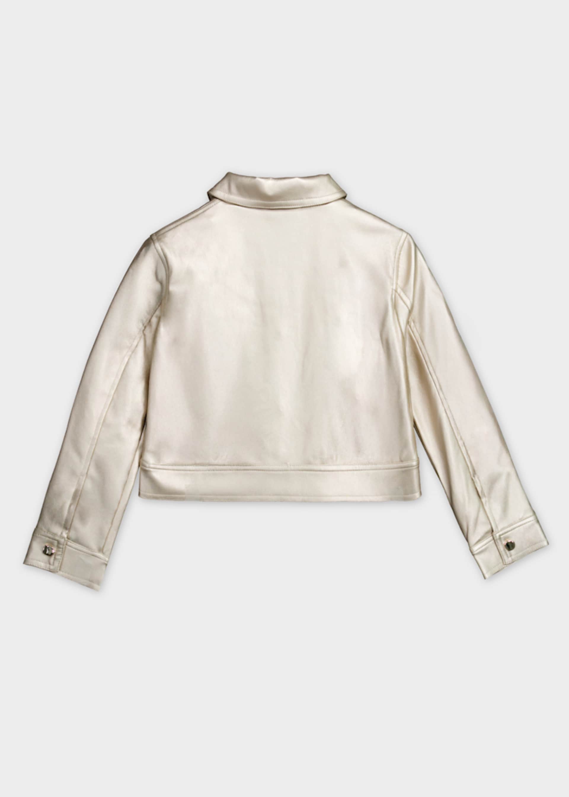 Kunstlederjacke Teenager Mädchen